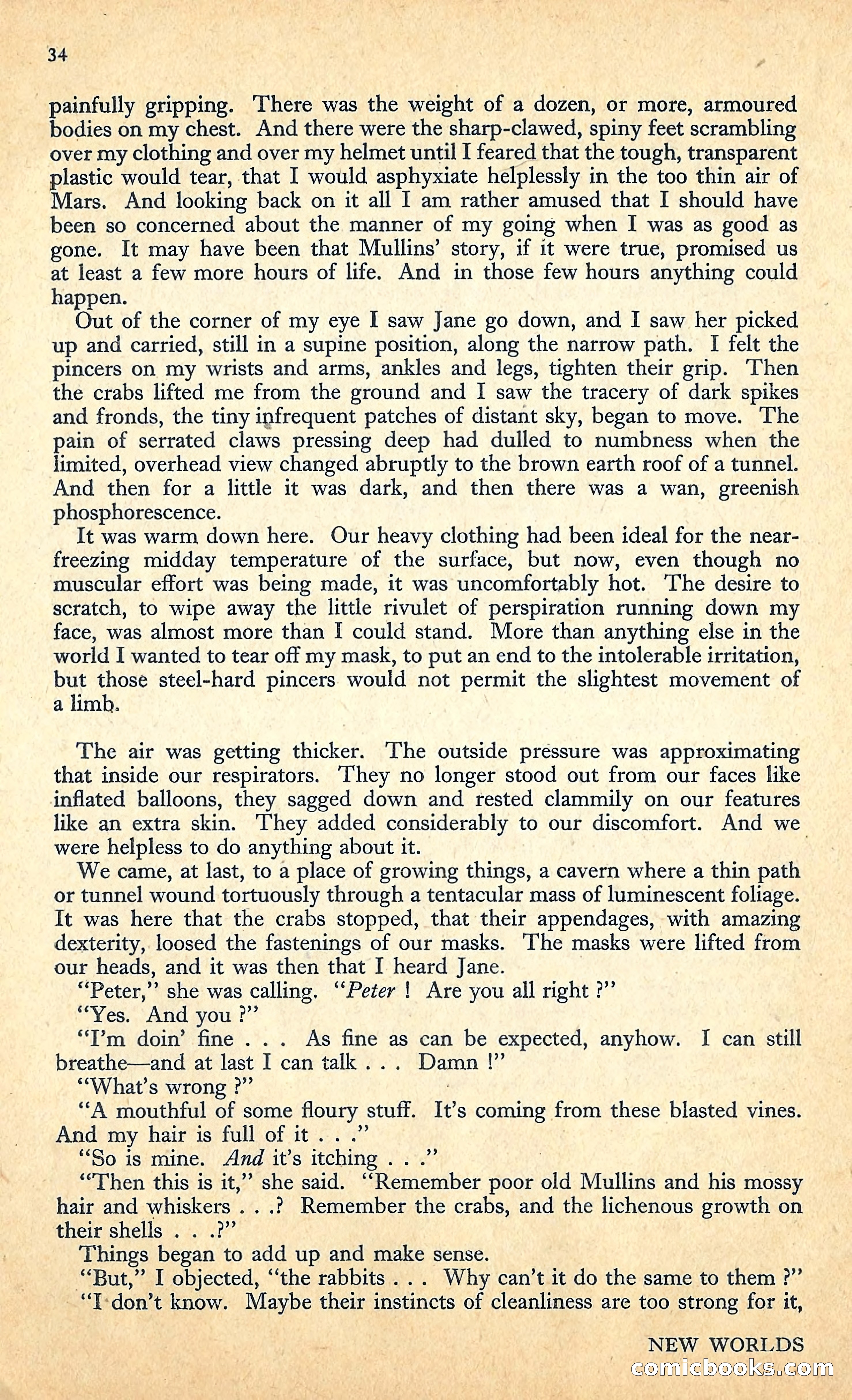 New Worlds, January 1952 — page 36 of 100