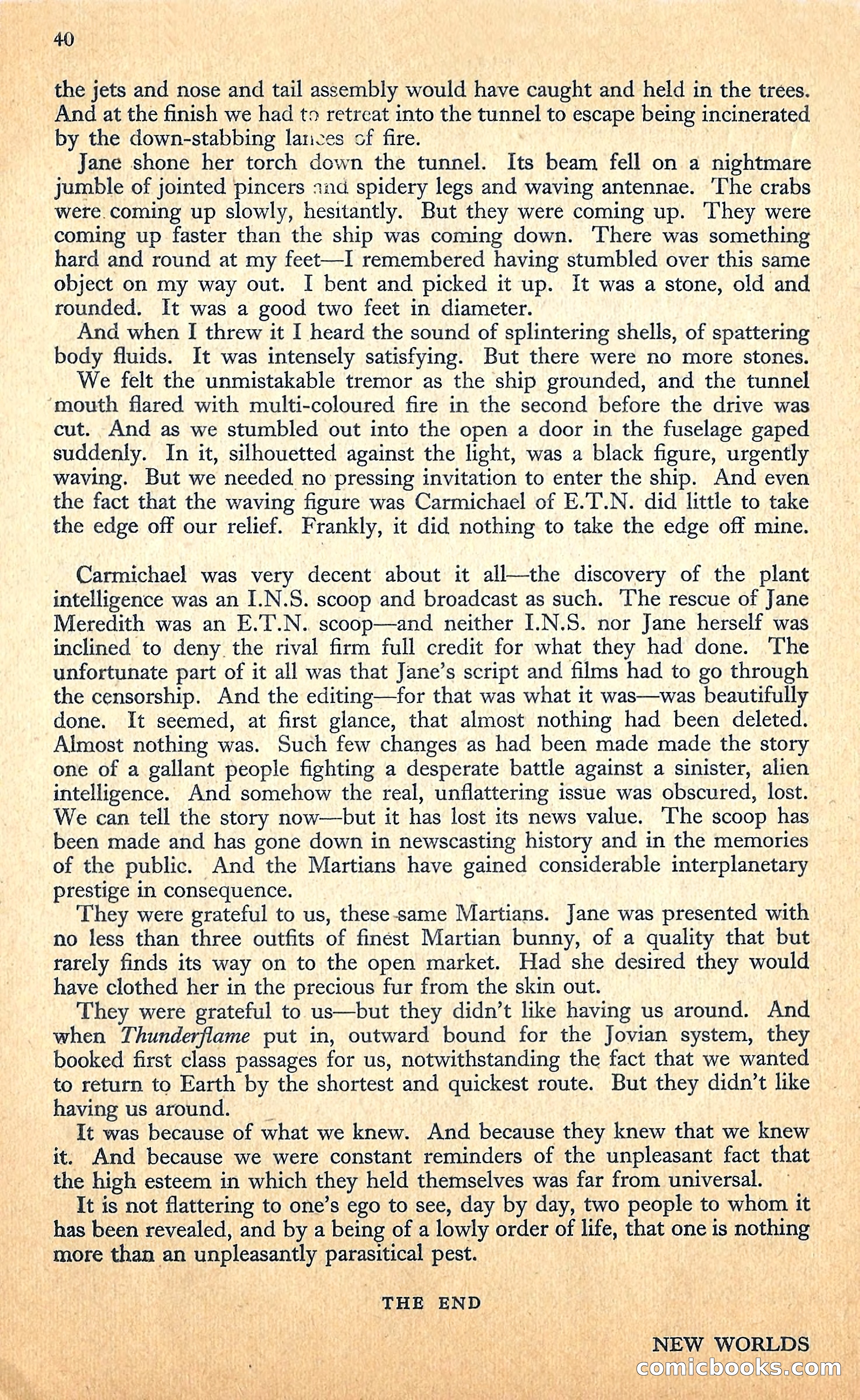 New Worlds, January 1952 — page 42 of 100