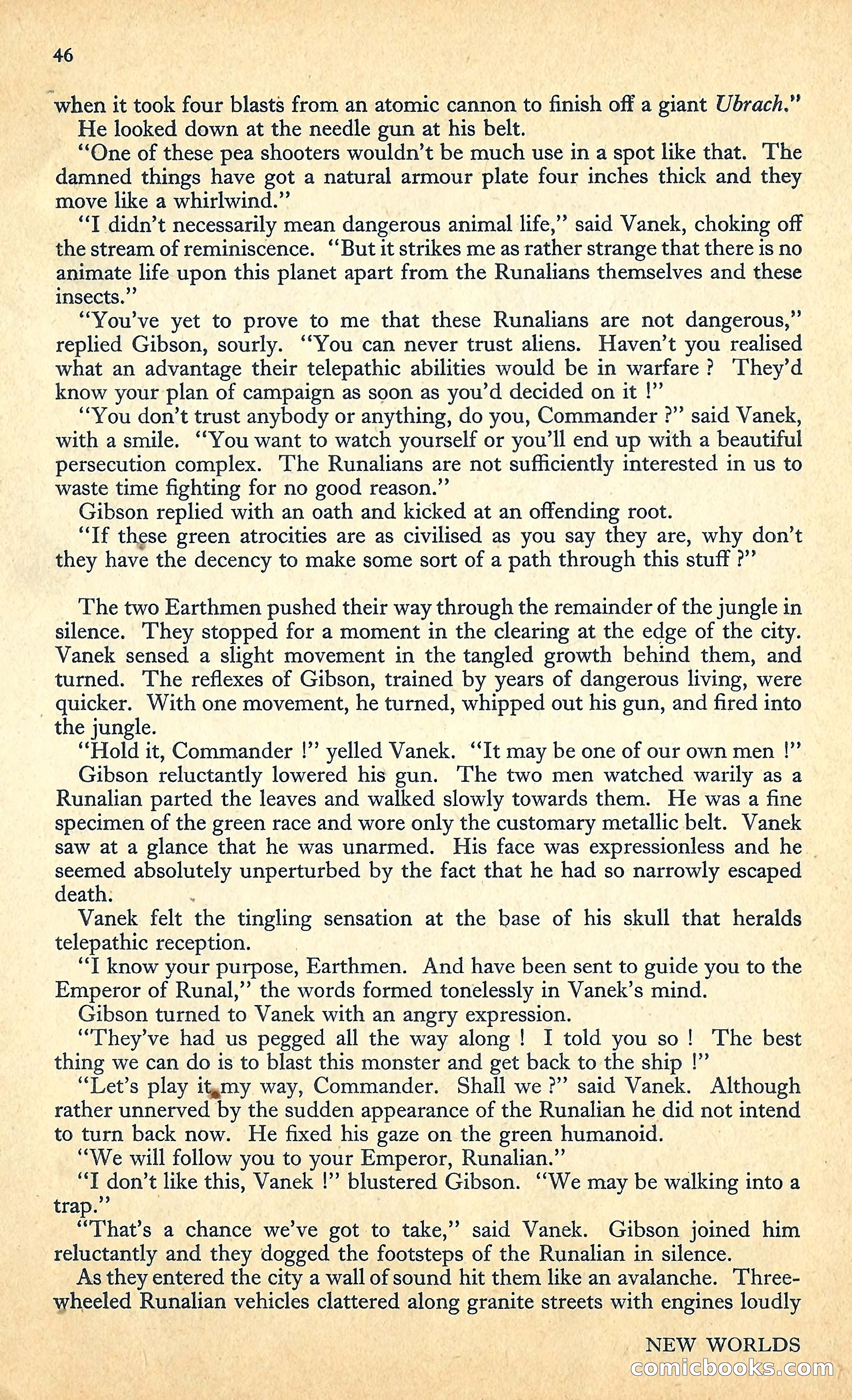 New Worlds, January 1952 — page 48 of 100