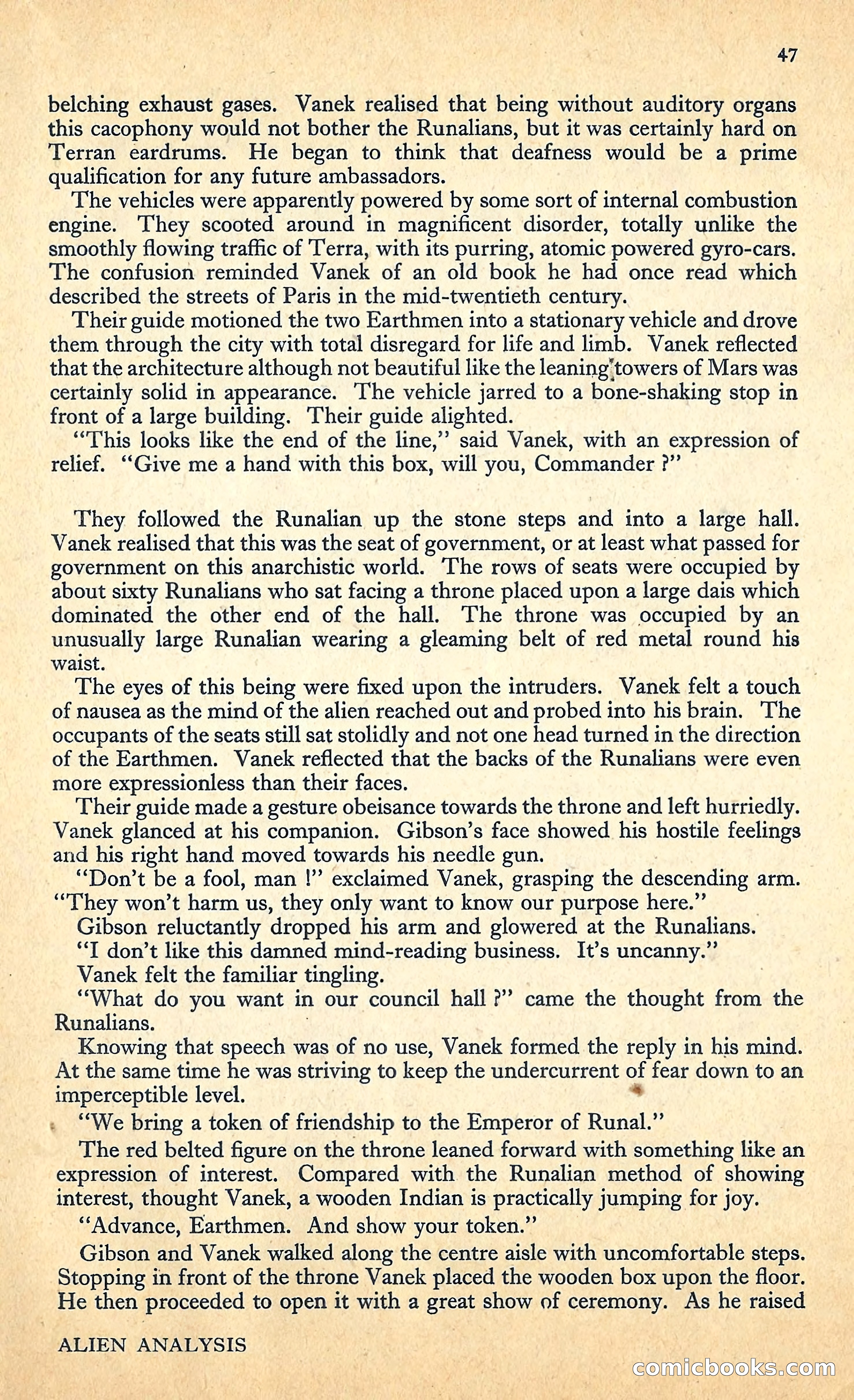 New Worlds, January 1952 — page 49 of 100