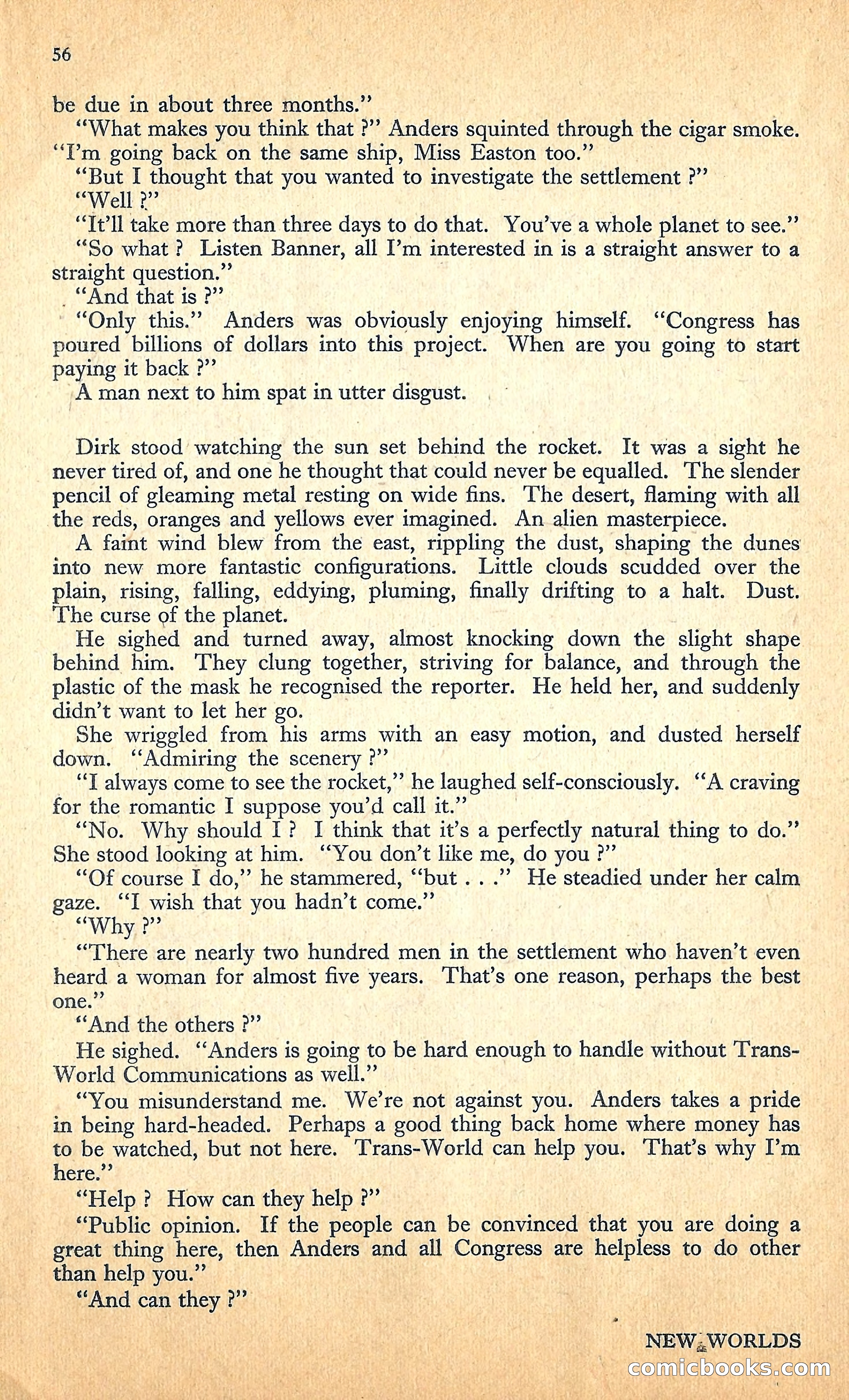 New Worlds, January 1952 — page 58 of 100