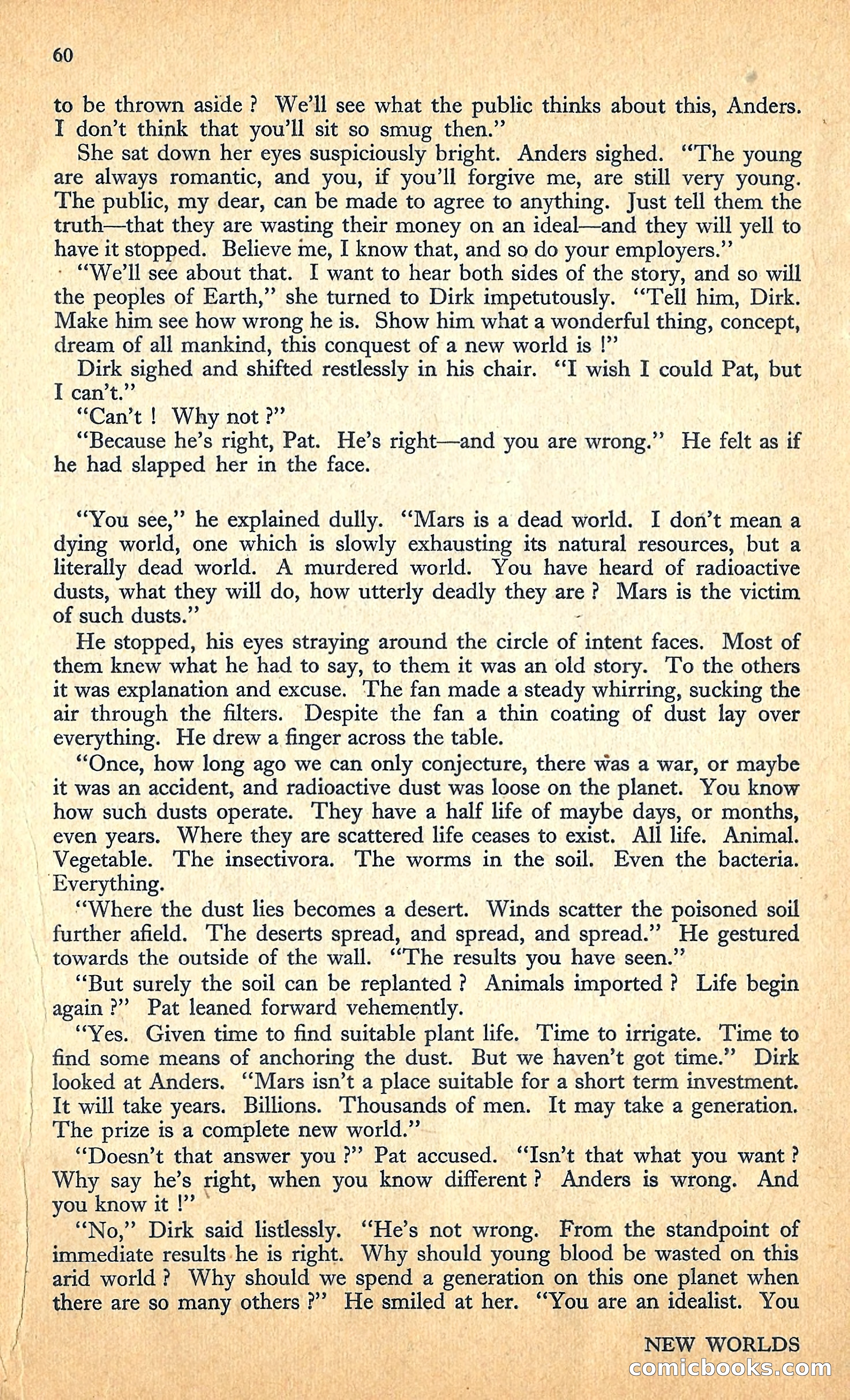 New Worlds, January 1952 — page 62 of 100