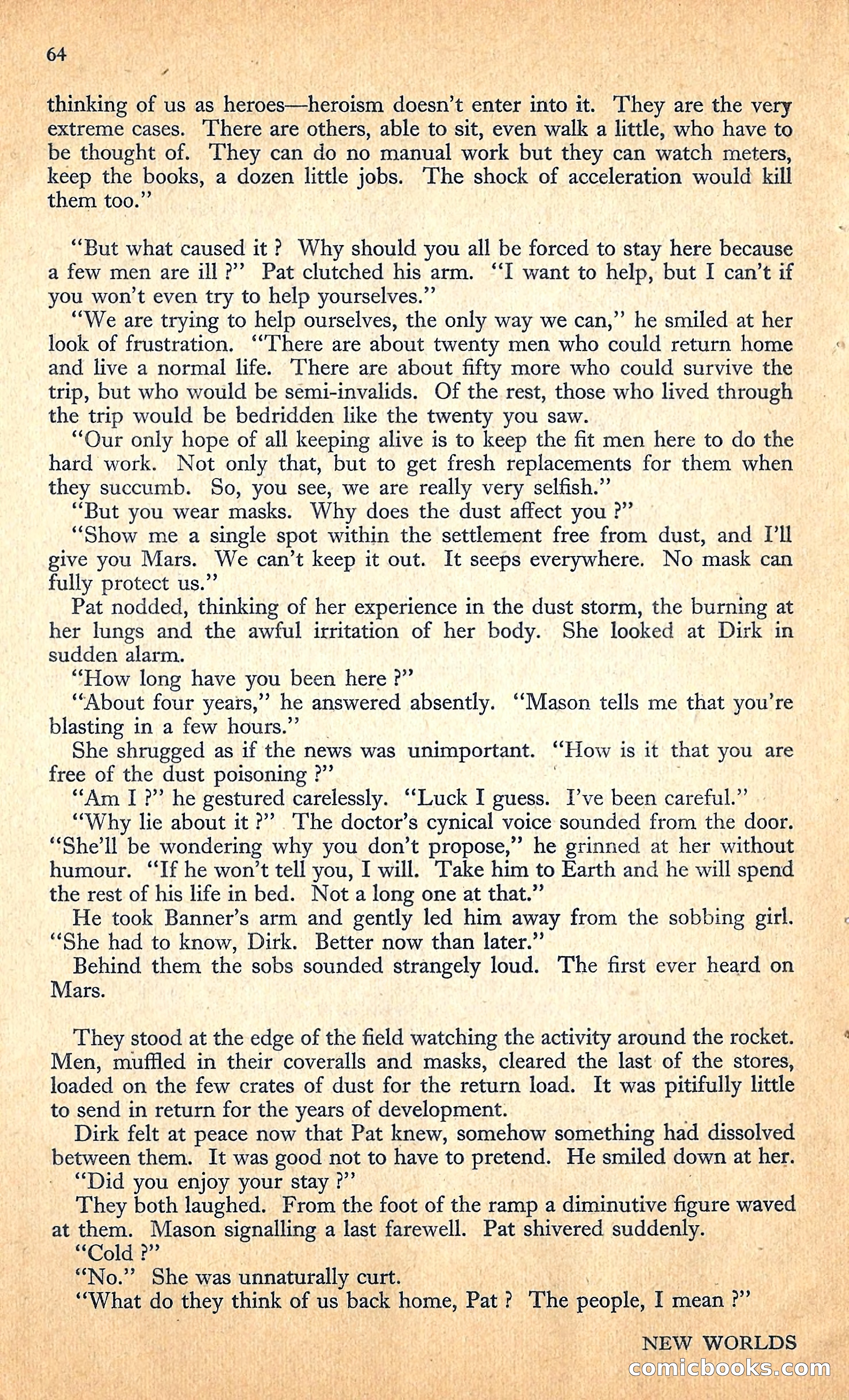 New Worlds, January 1952 — page 66 of 100
