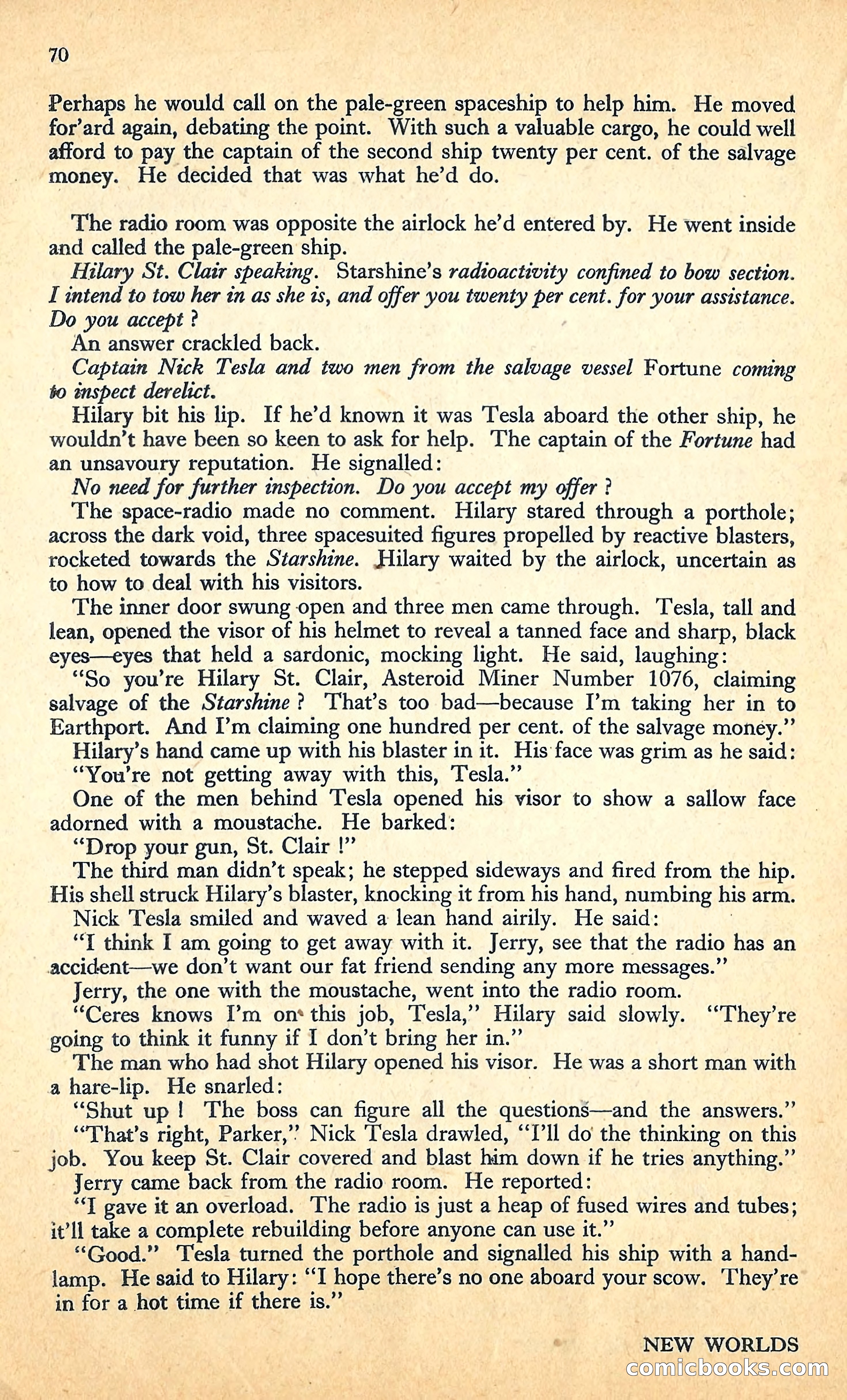 New Worlds, January 1952 — page 72 of 100