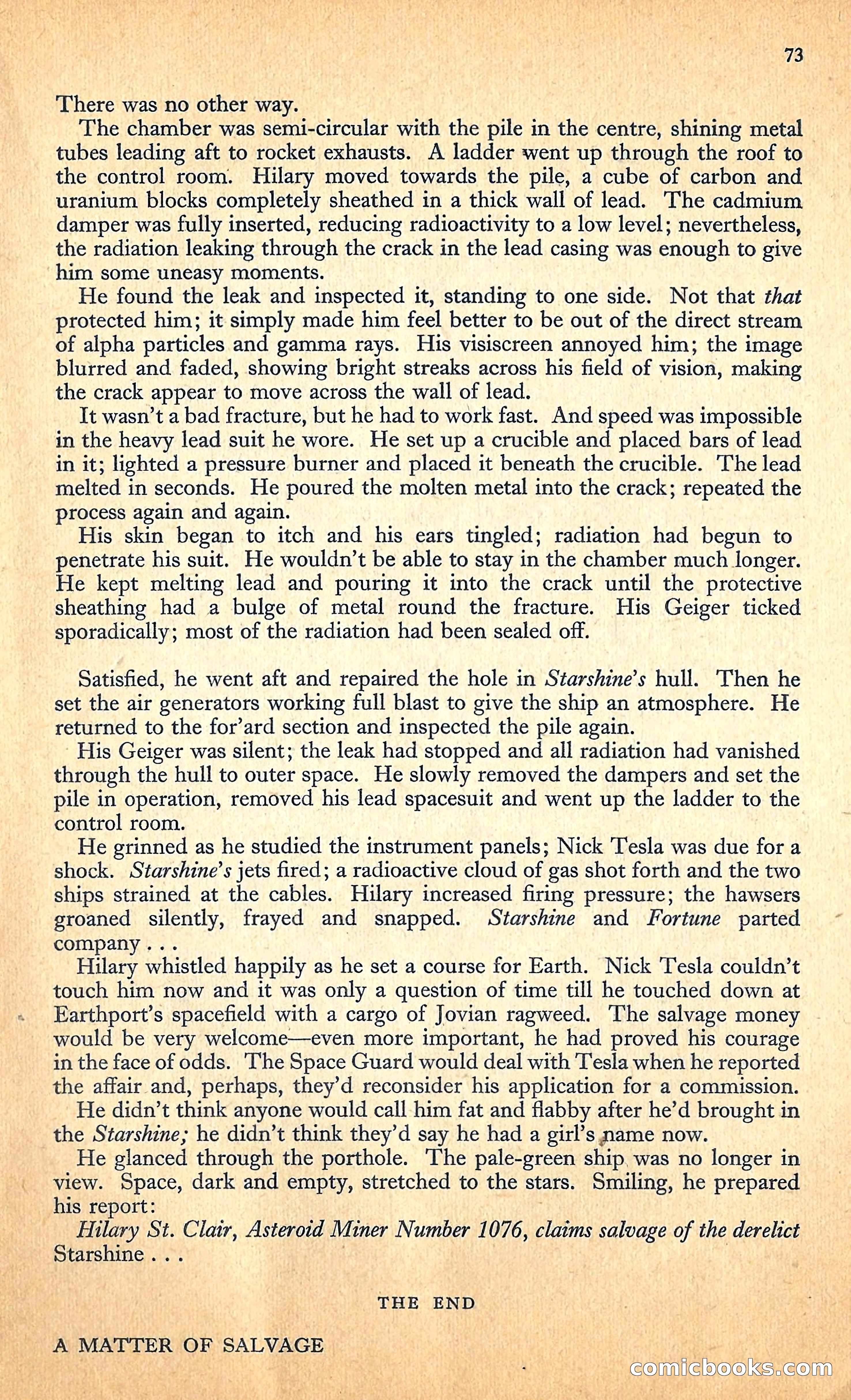 New Worlds, January 1952 — page 75 of 100