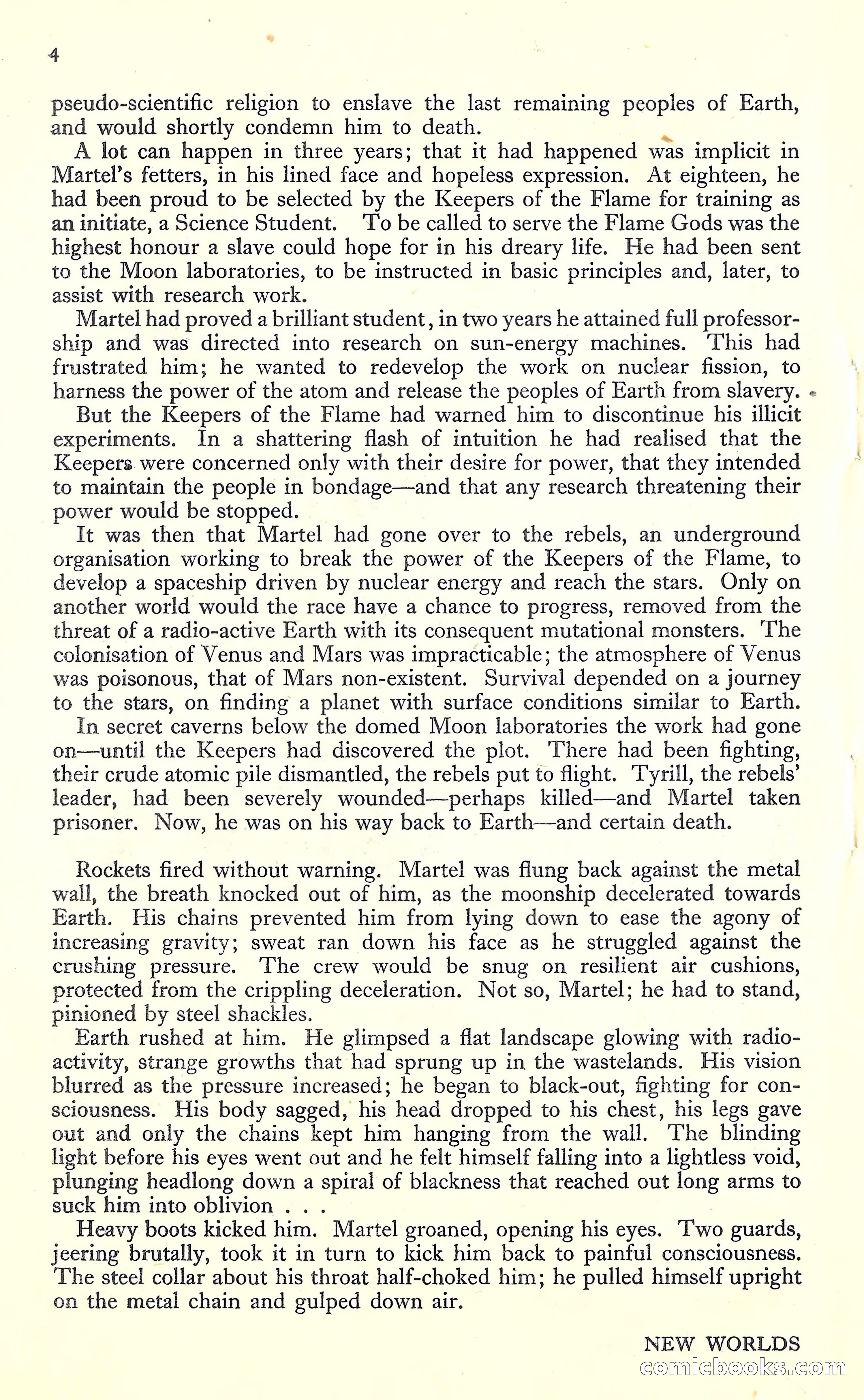 New Worlds, March 1952 — page 6 of 100