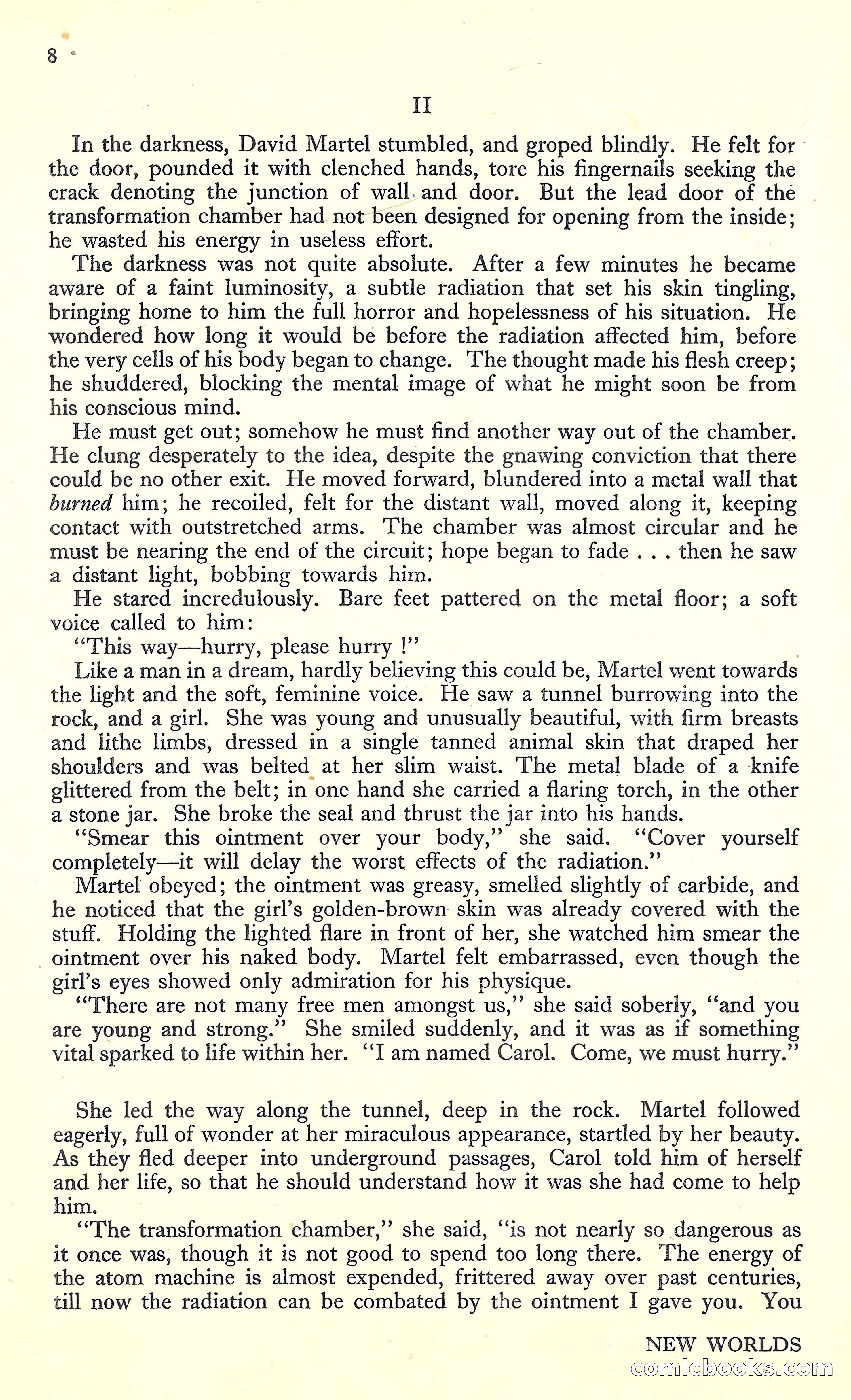 New Worlds, March 1952 — page 10 of 100