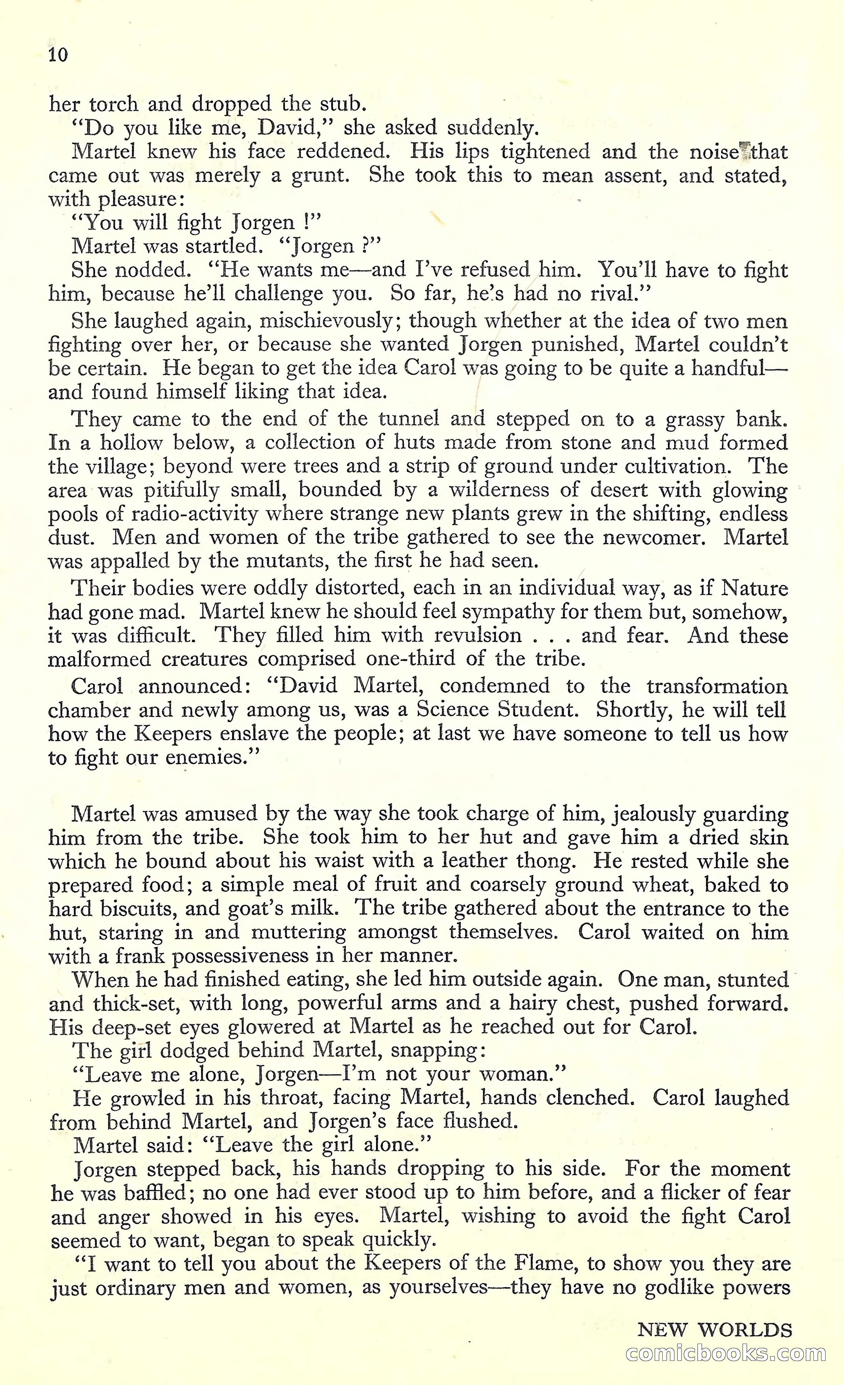 New Worlds, March 1952 — page 12 of 100