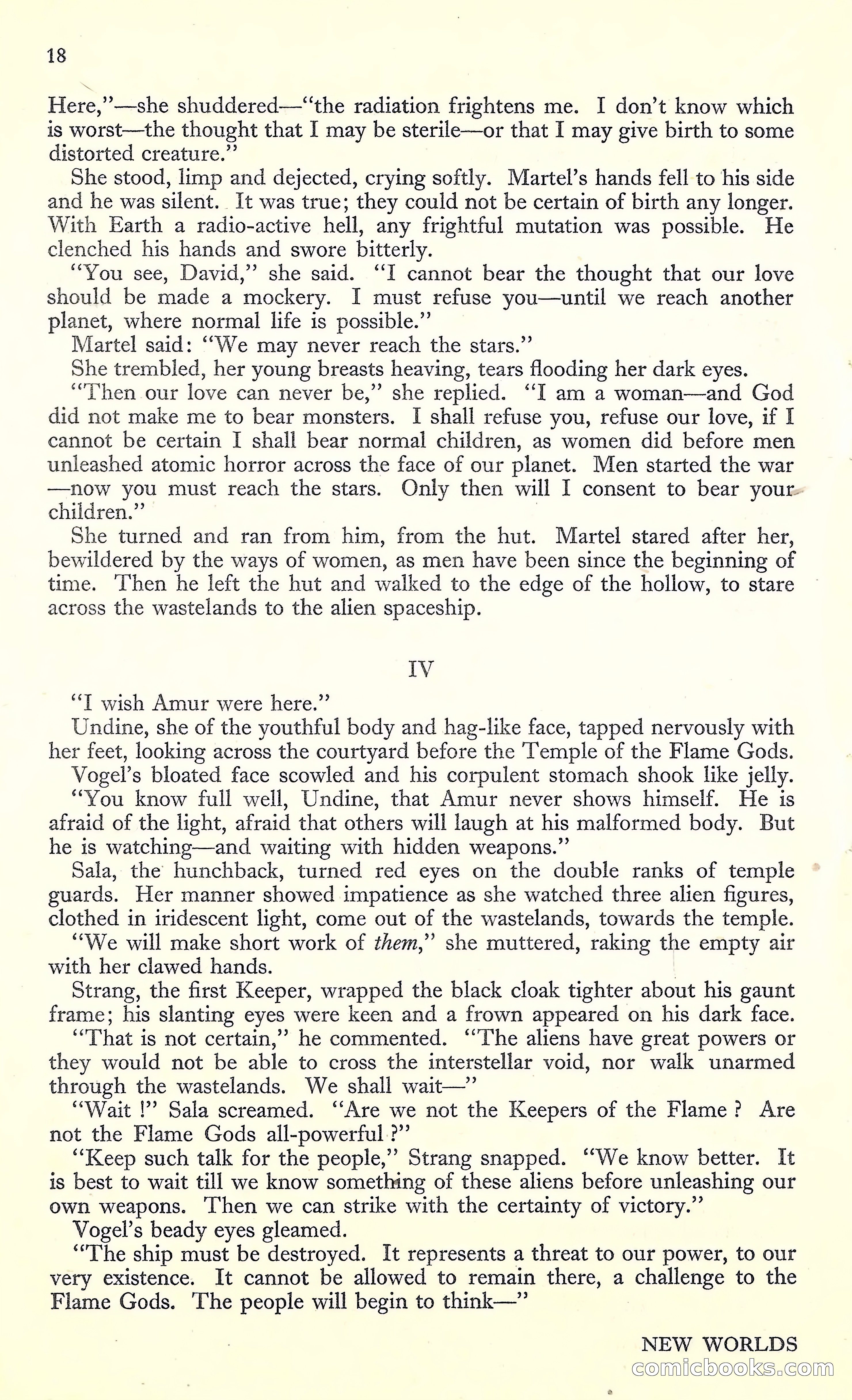 New Worlds, March 1952 — page 20 of 100