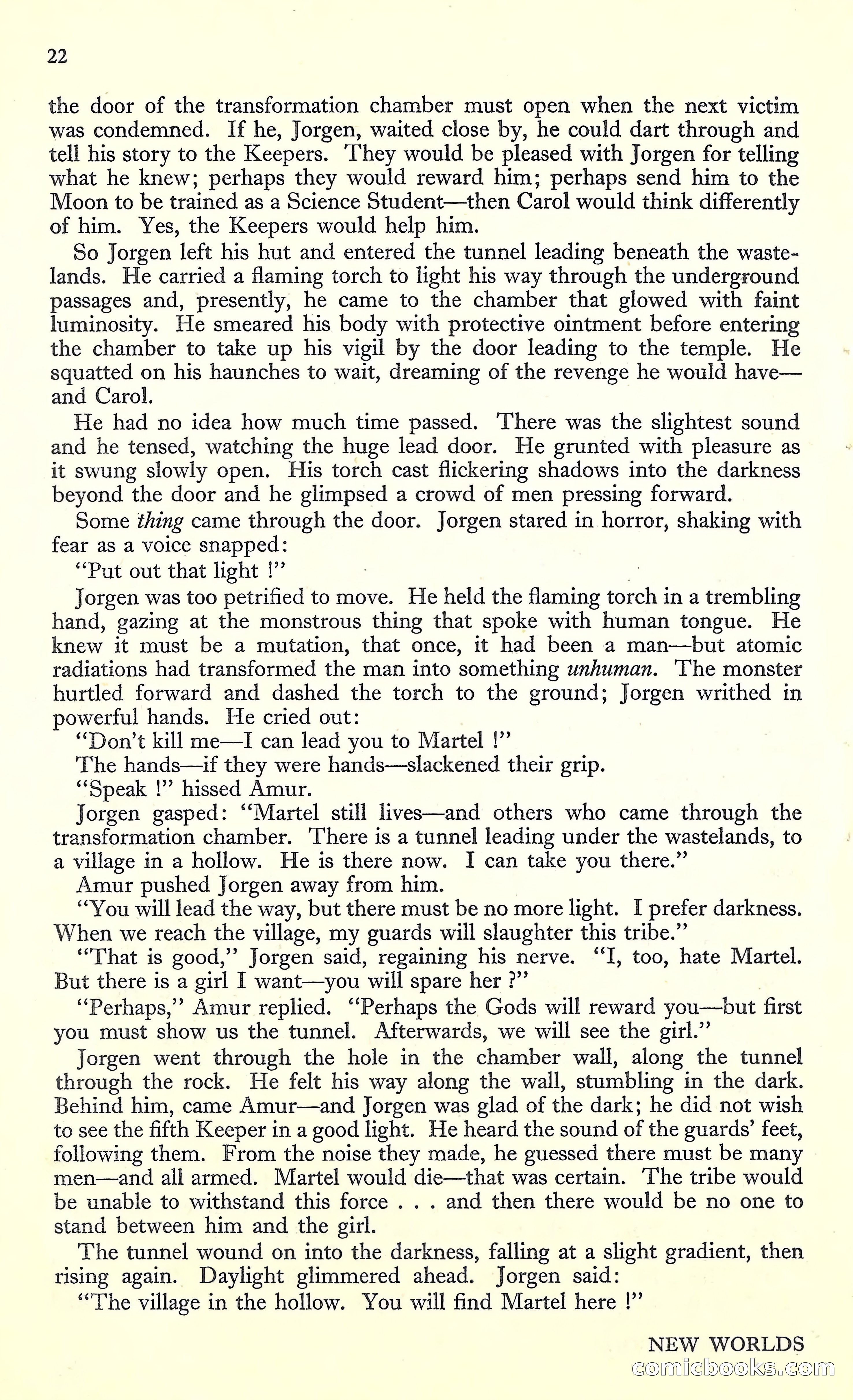 New Worlds, March 1952 — page 24 of 100