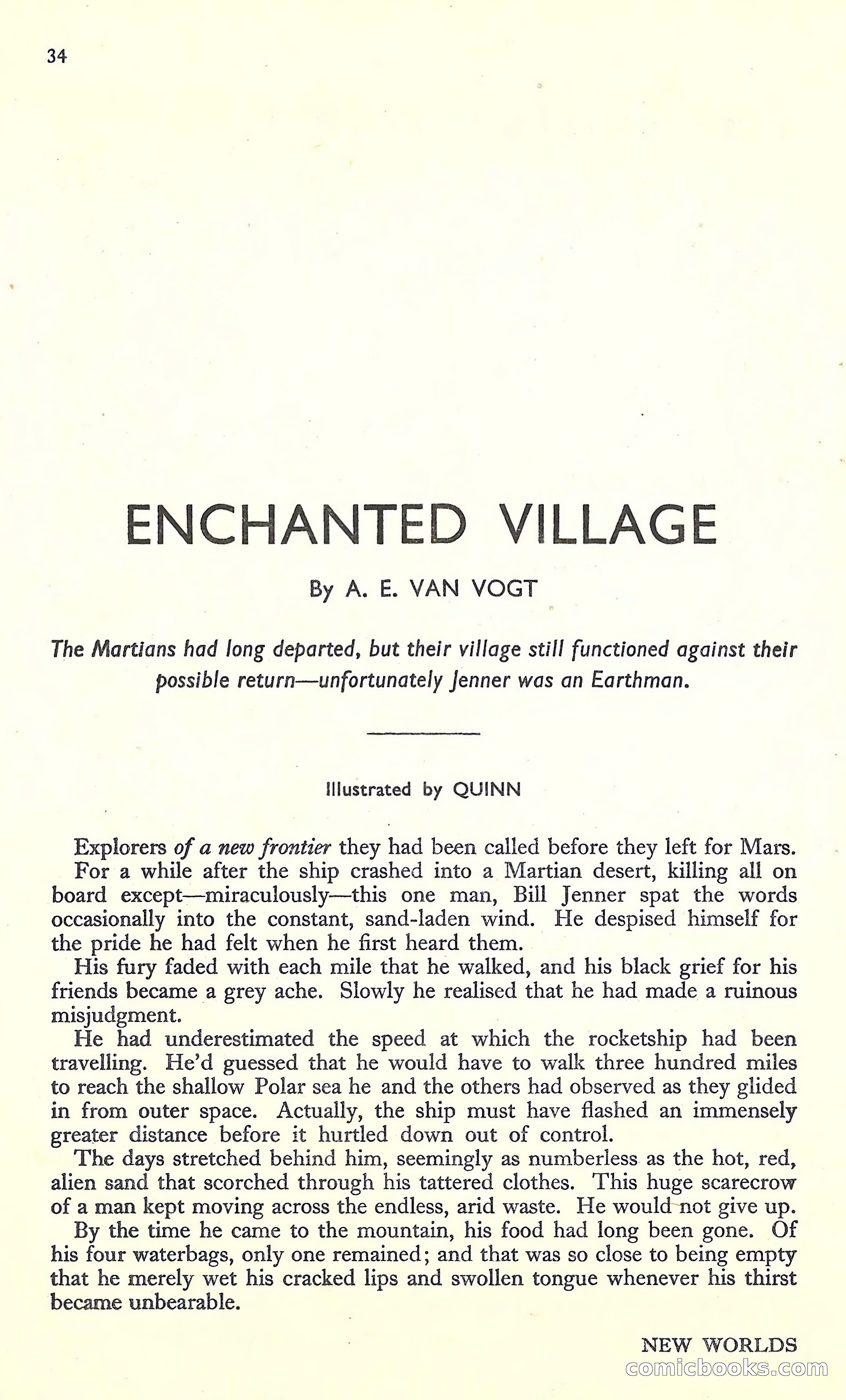 New Worlds, March 1952 — page 36 of 100
