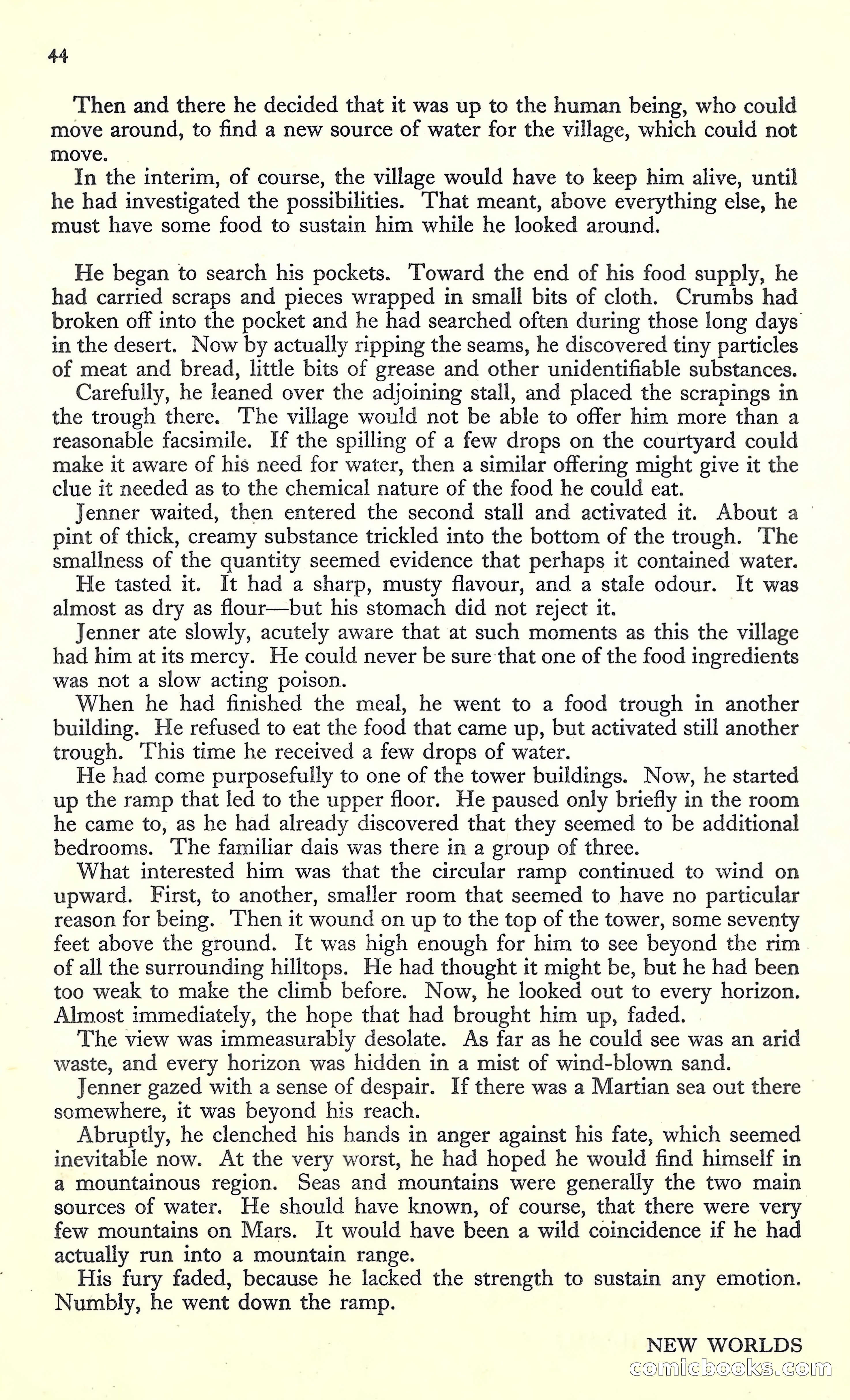 New Worlds, March 1952 — page 46 of 100