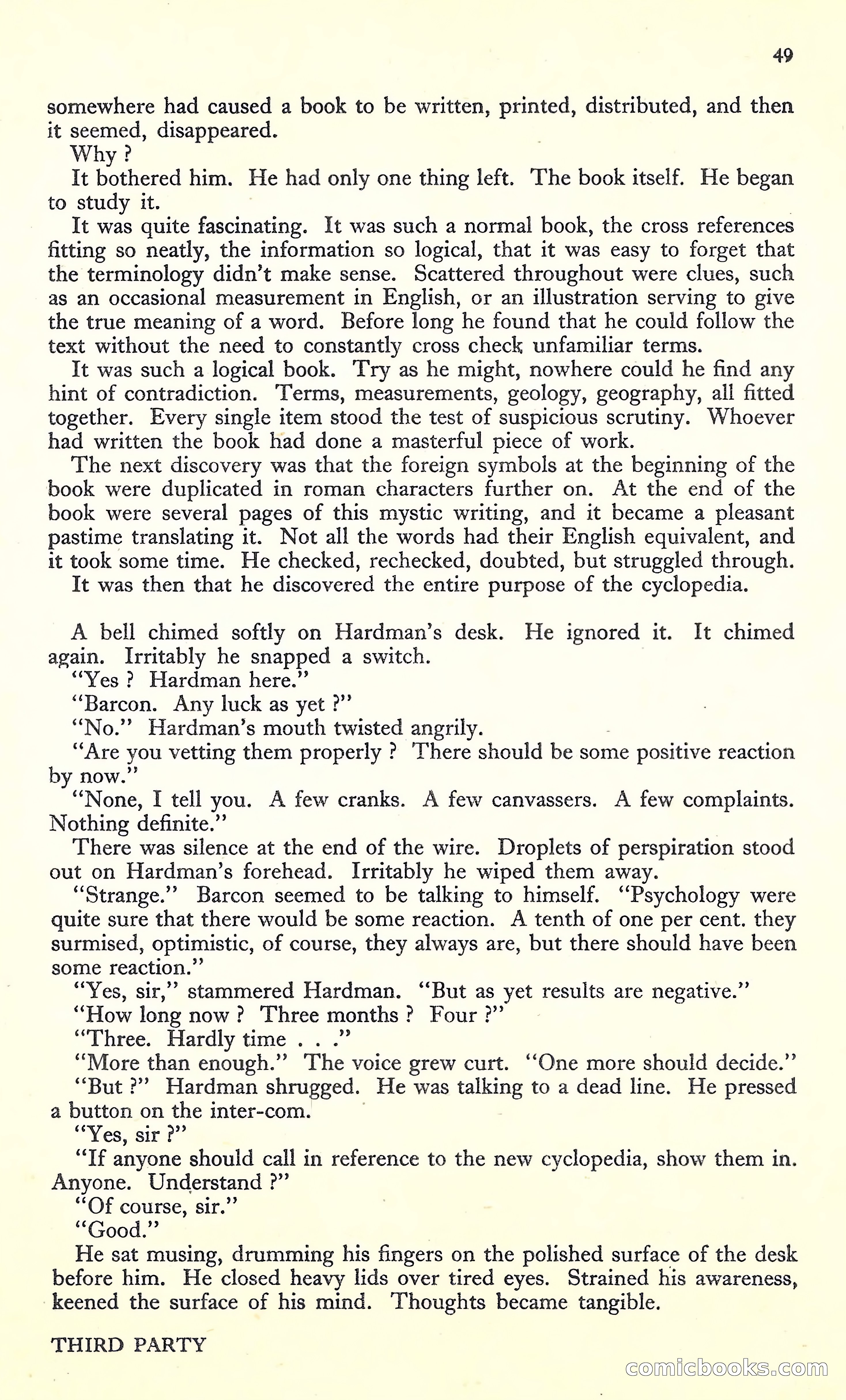 New Worlds, March 1952 — page 51 of 100