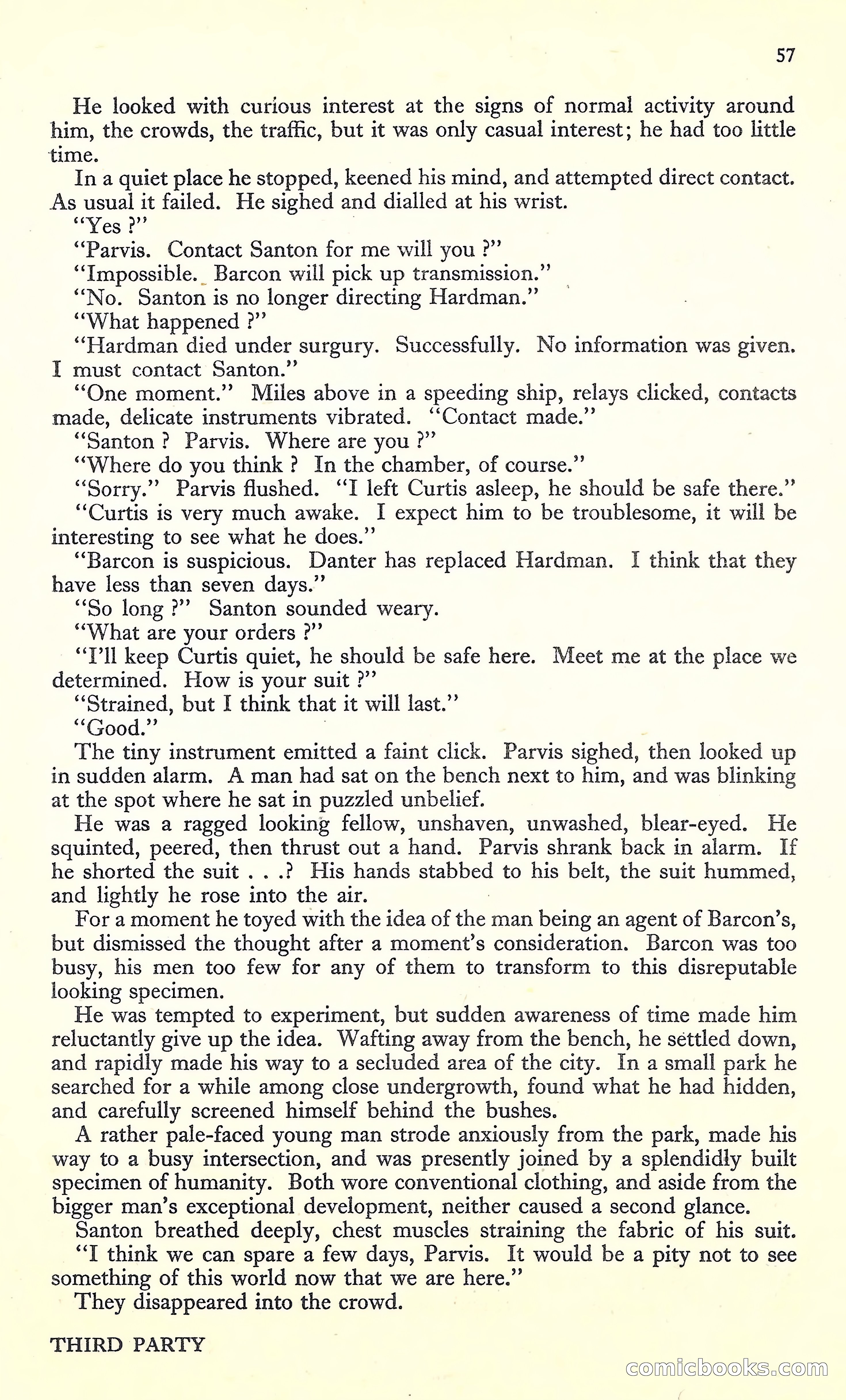 New Worlds, March 1952 — page 59 of 100