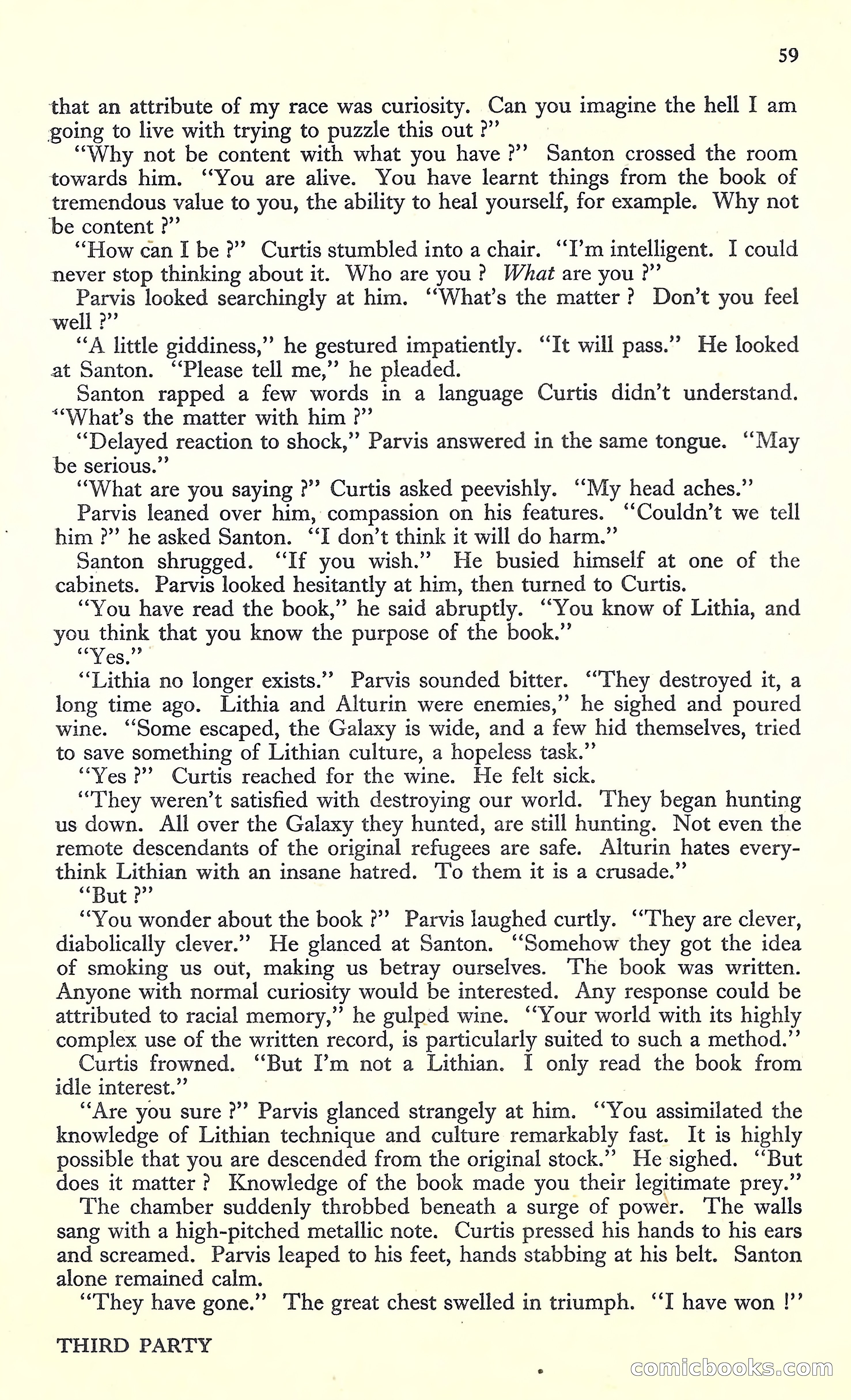 New Worlds, March 1952 — page 61 of 100
