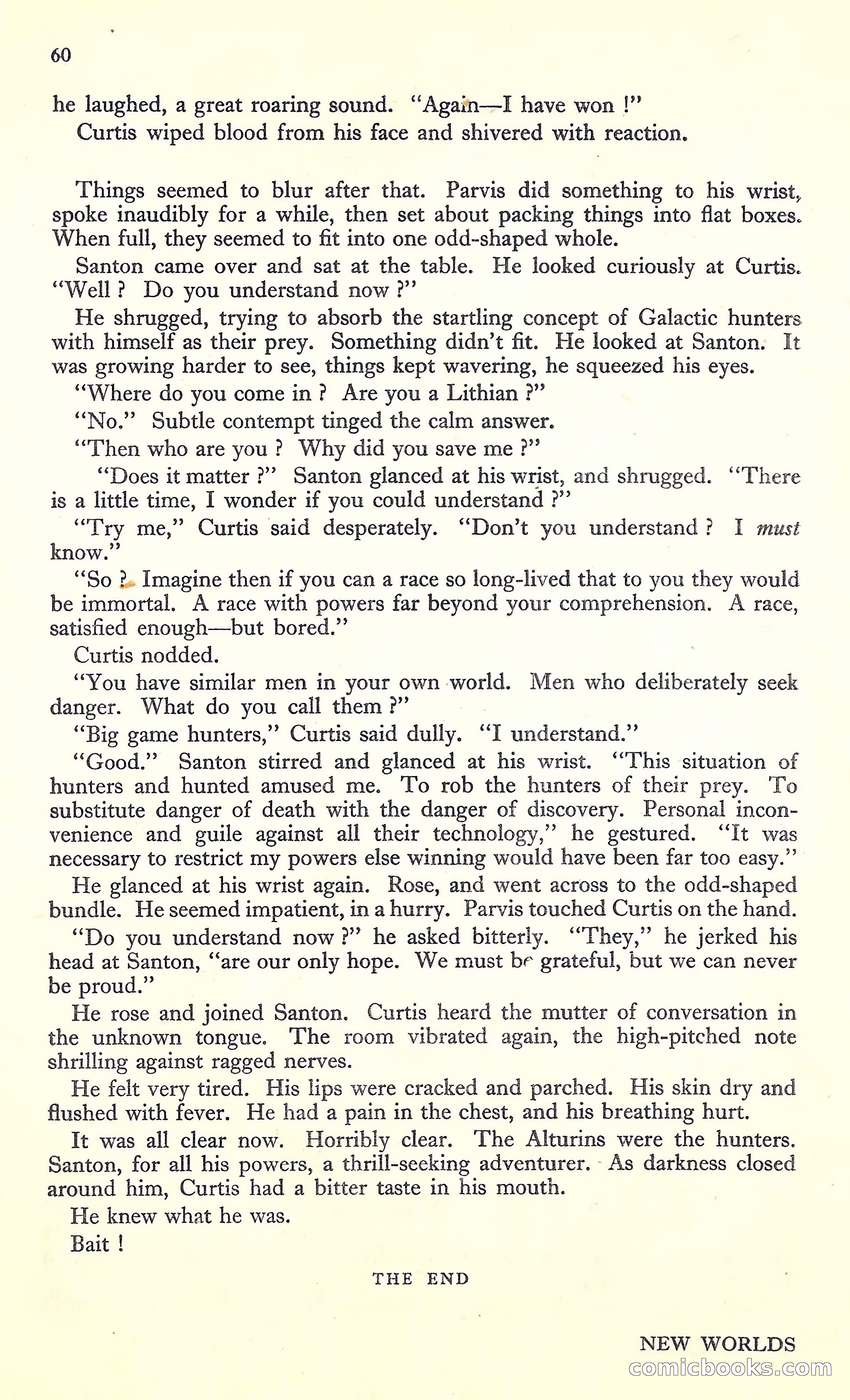 New Worlds, March 1952 — page 62 of 100