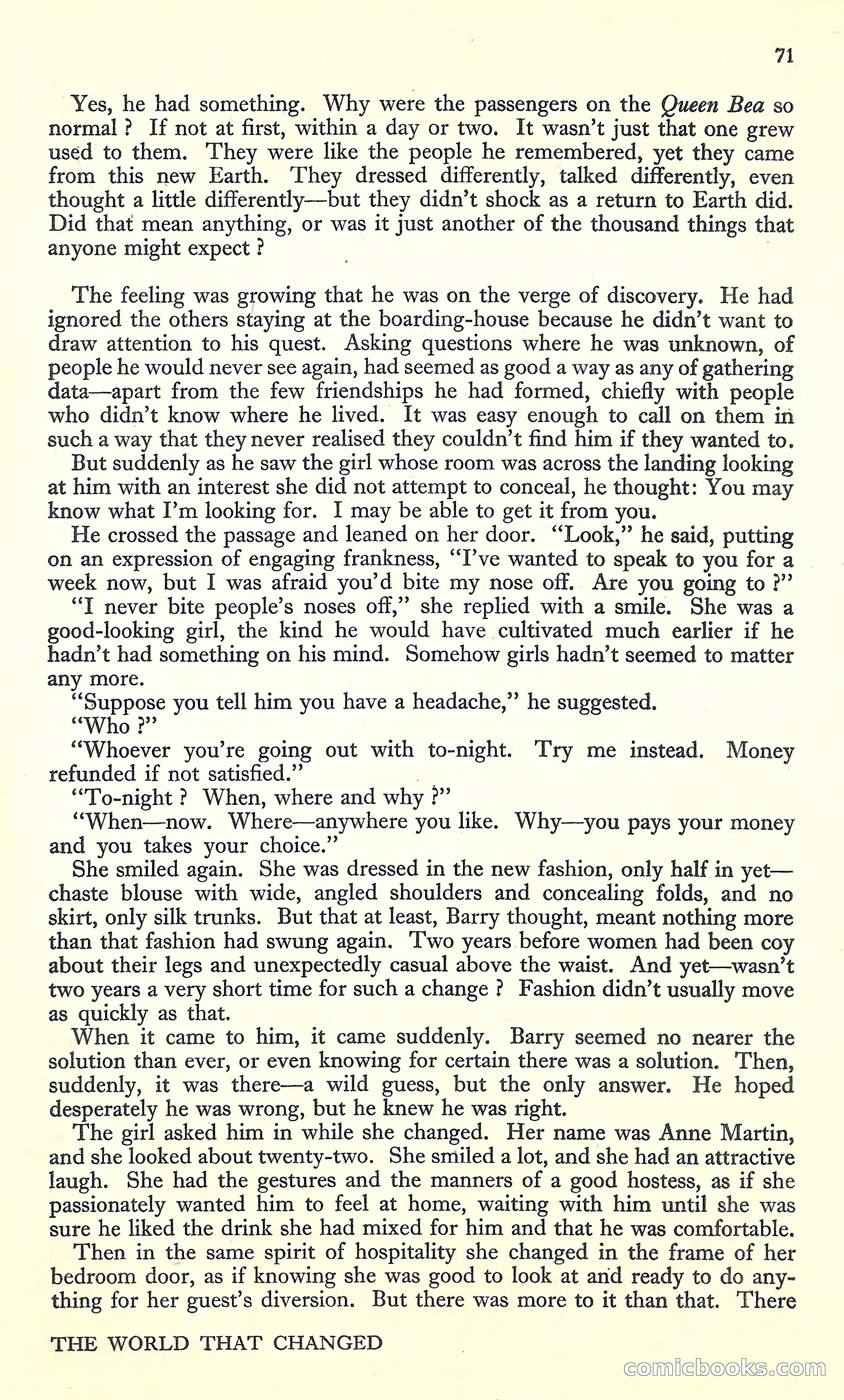 New Worlds, March 1952 — page 73 of 100
