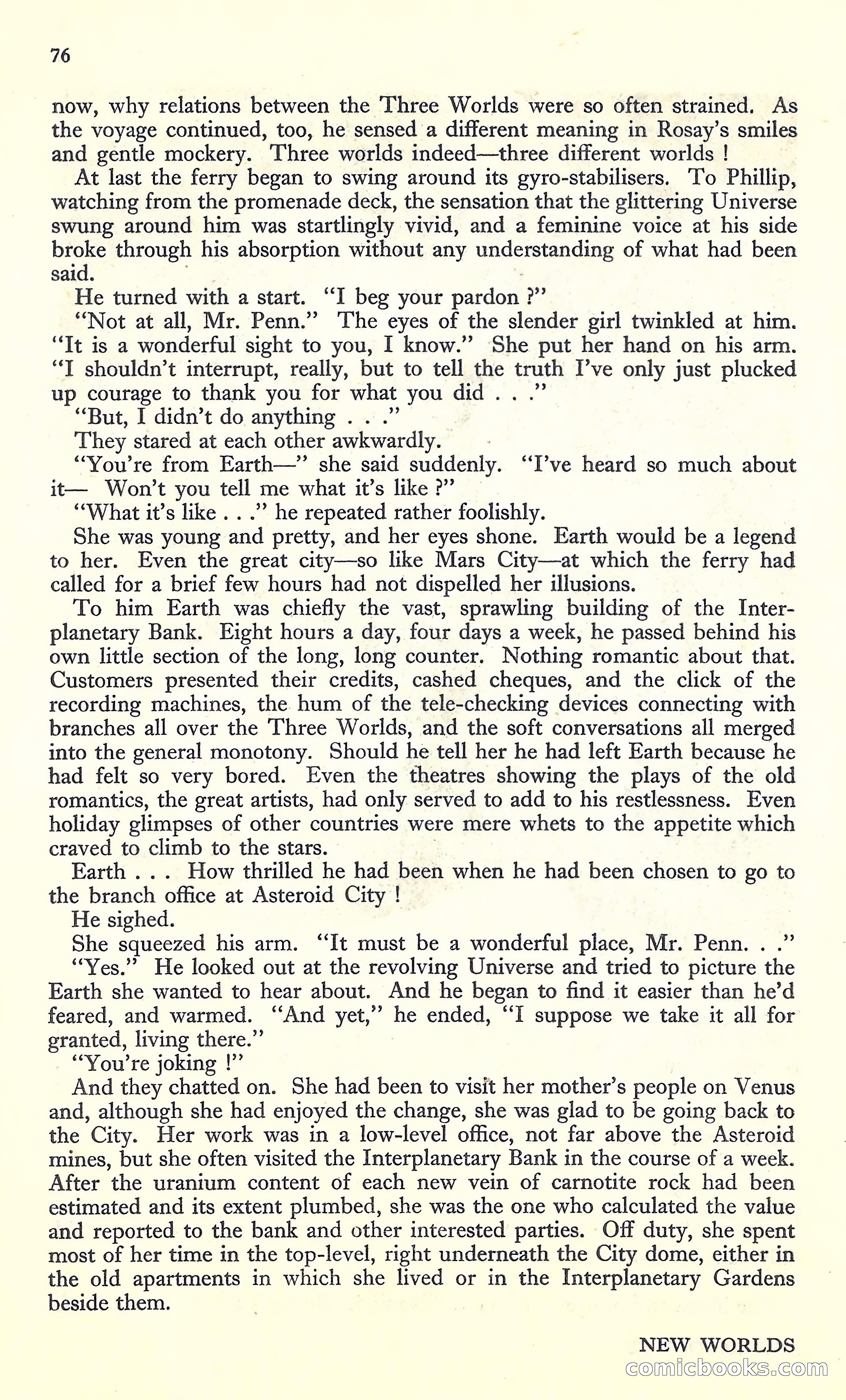 New Worlds, March 1952 — page 78 of 100