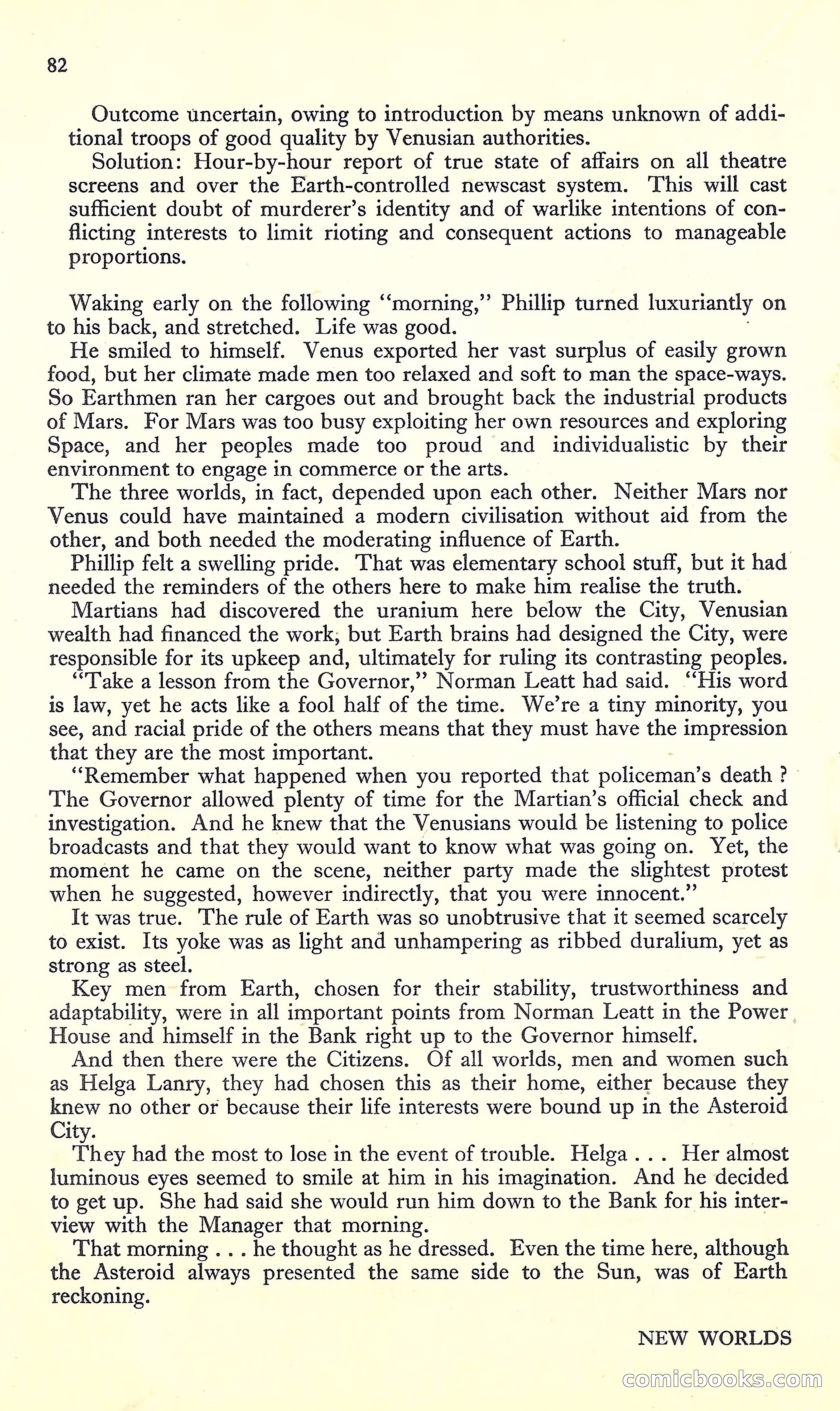 New Worlds, March 1952 — page 84 of 100