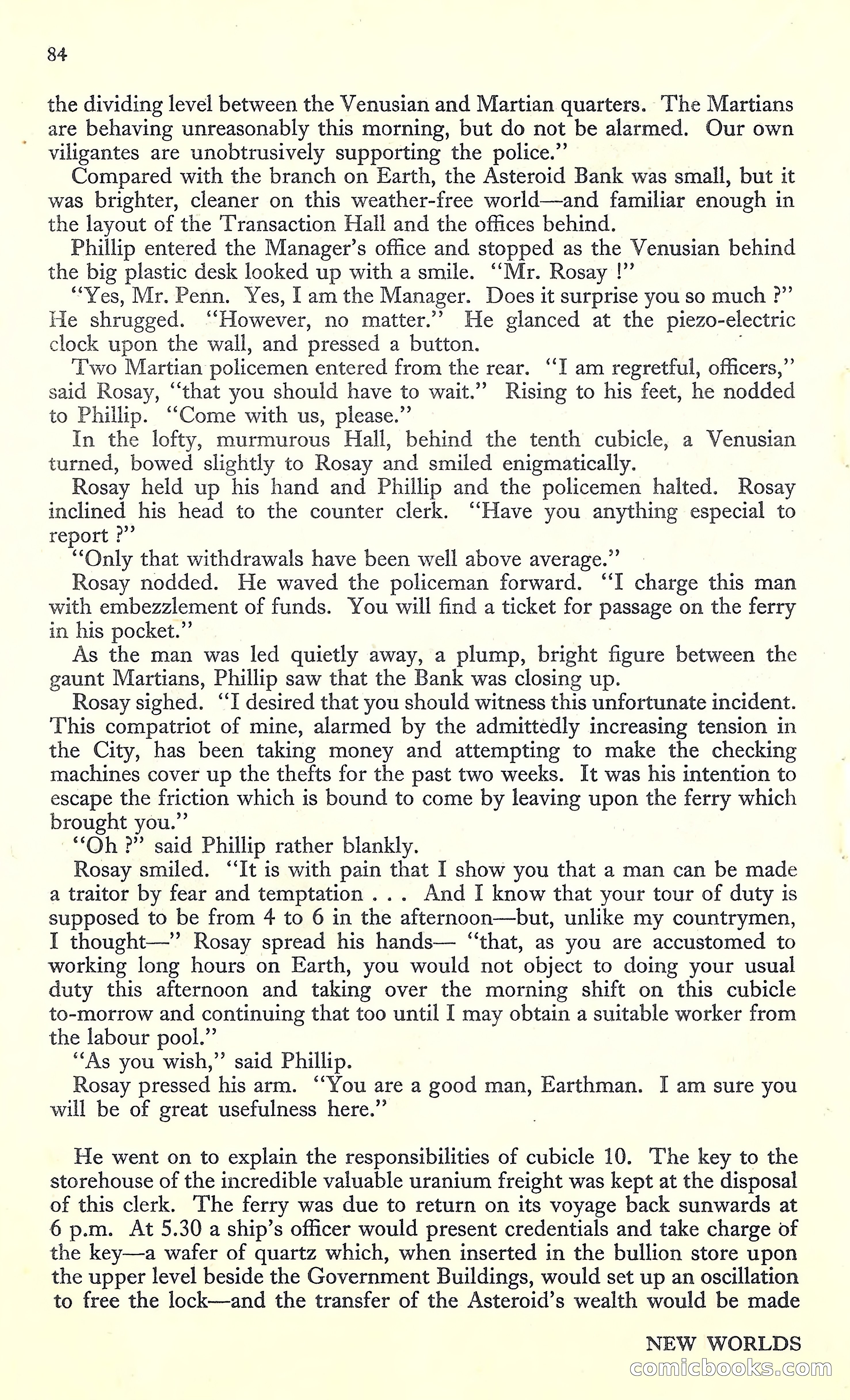 New Worlds, March 1952 — page 86 of 100