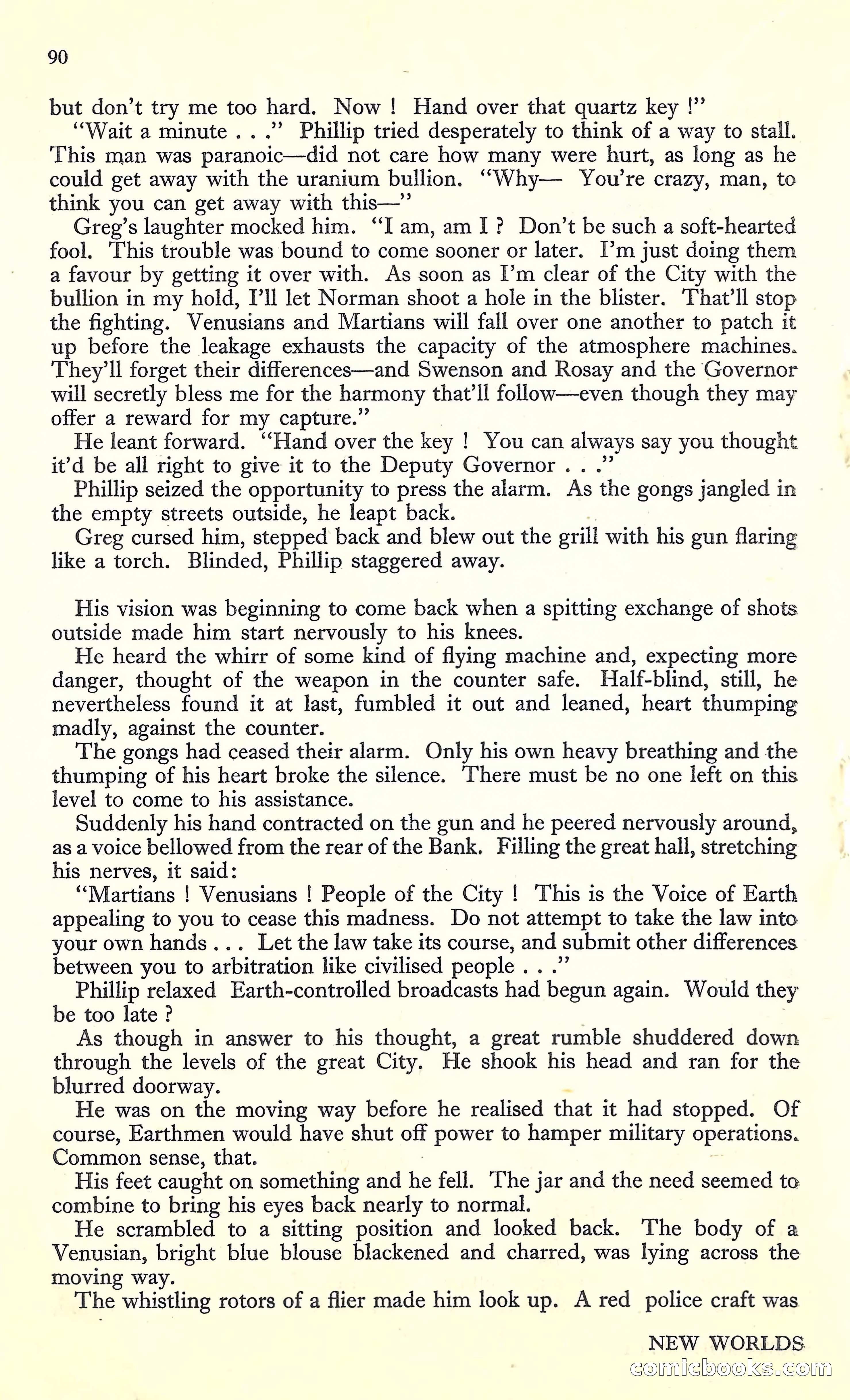 New Worlds, March 1952 — page 92 of 100