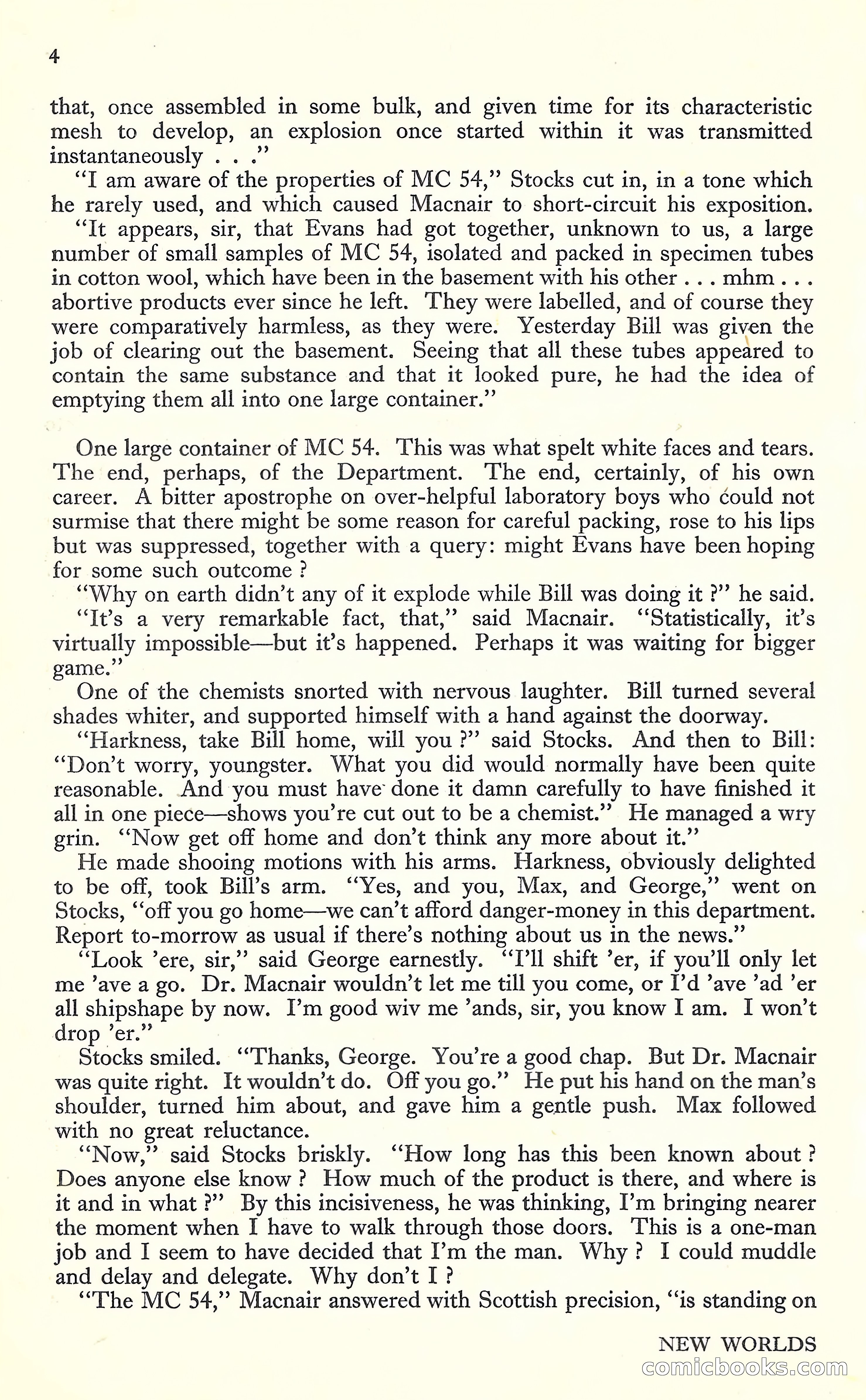 New Worlds, May 1952 — page 6 of 100