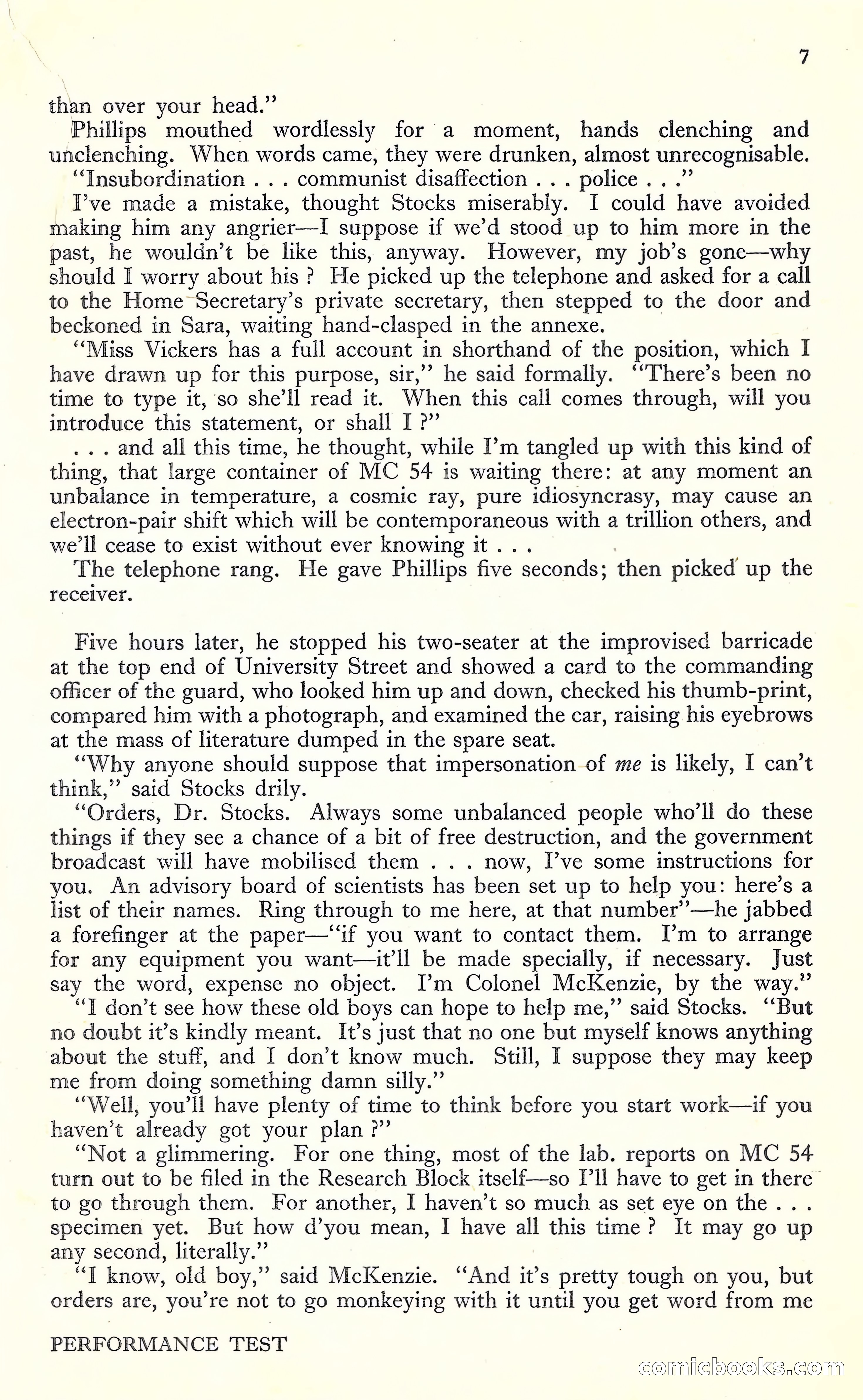 New Worlds, May 1952 — page 9 of 100