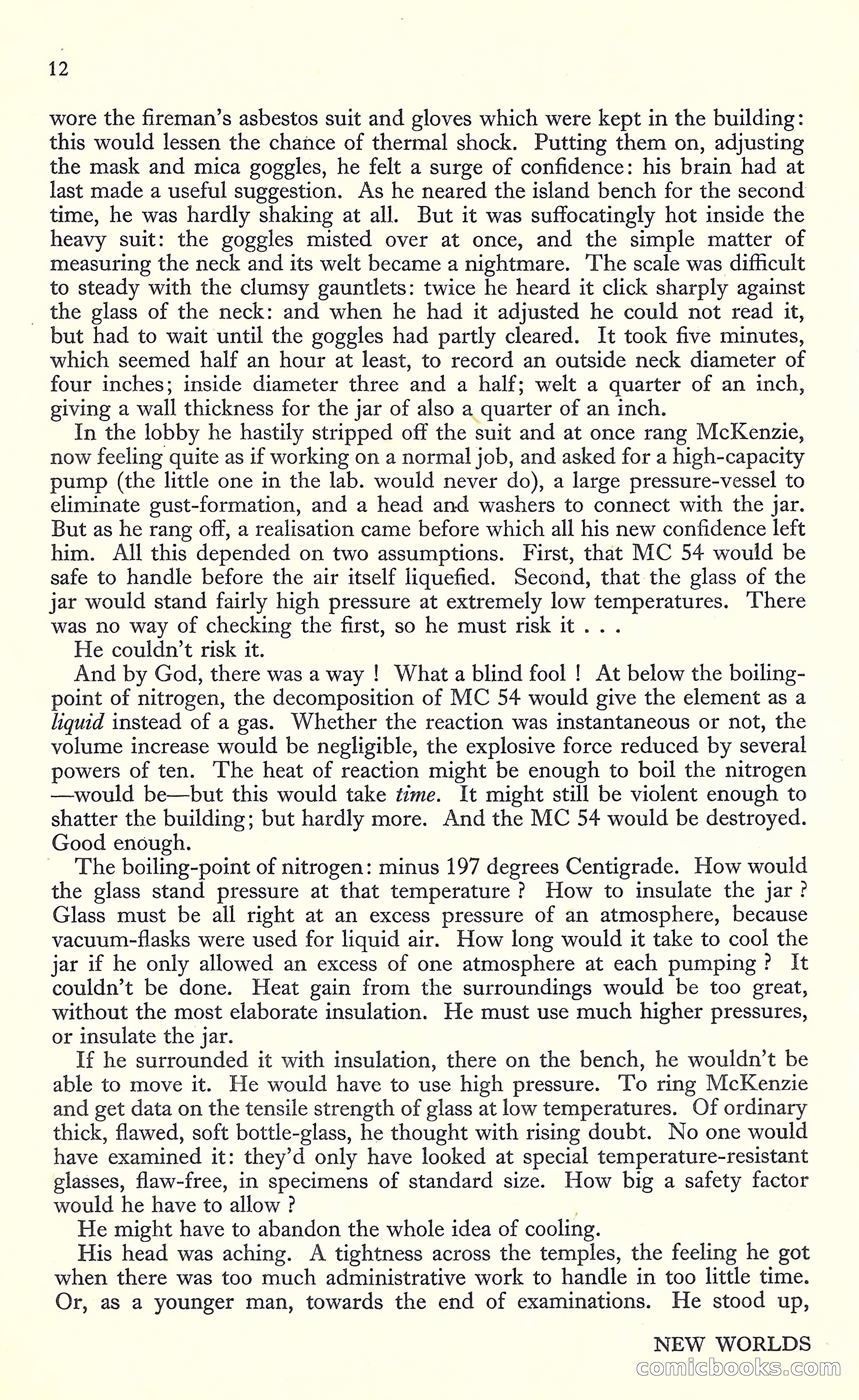 New Worlds, May 1952 — page 14 of 100