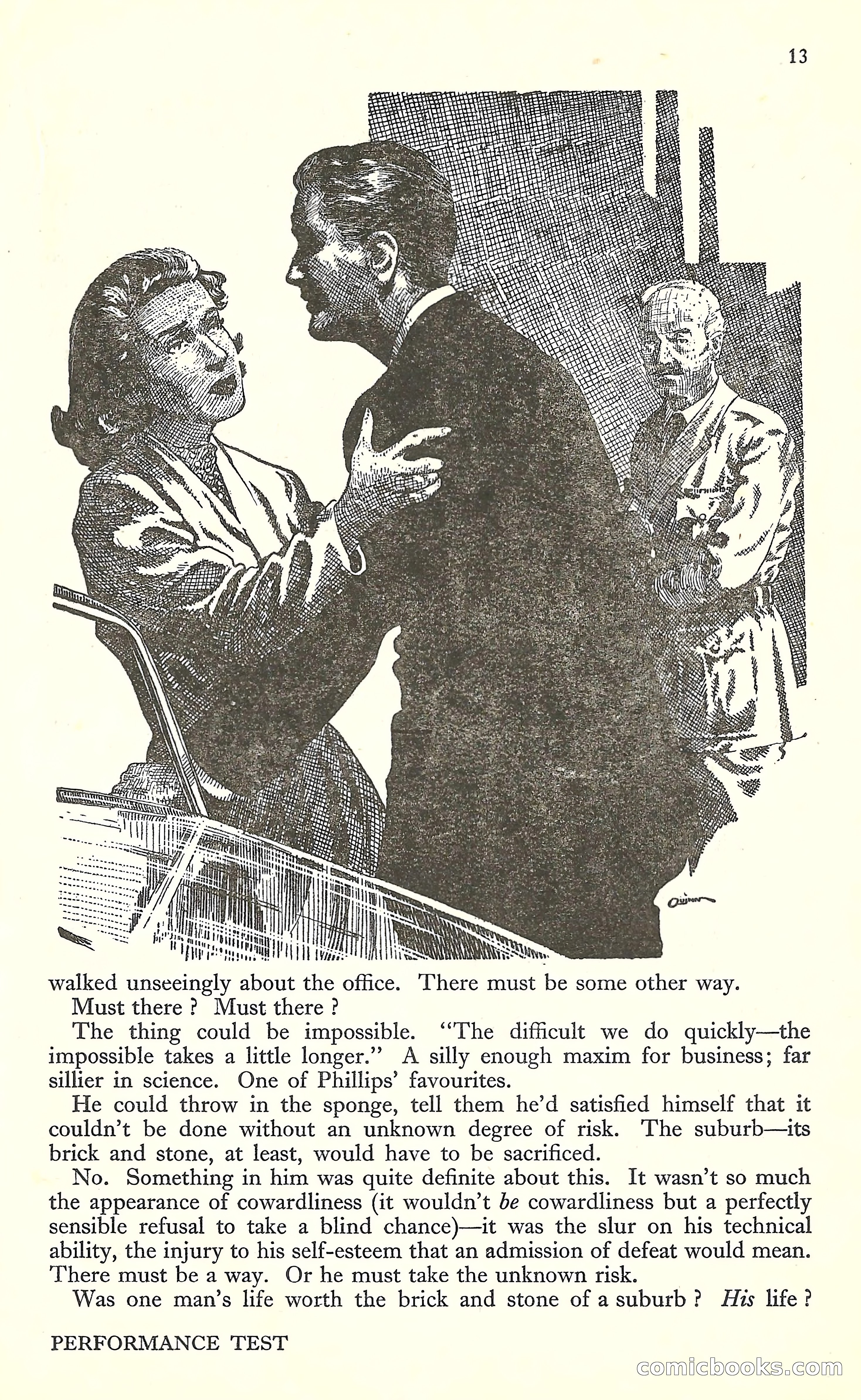 New Worlds, May 1952 — page 15 of 100