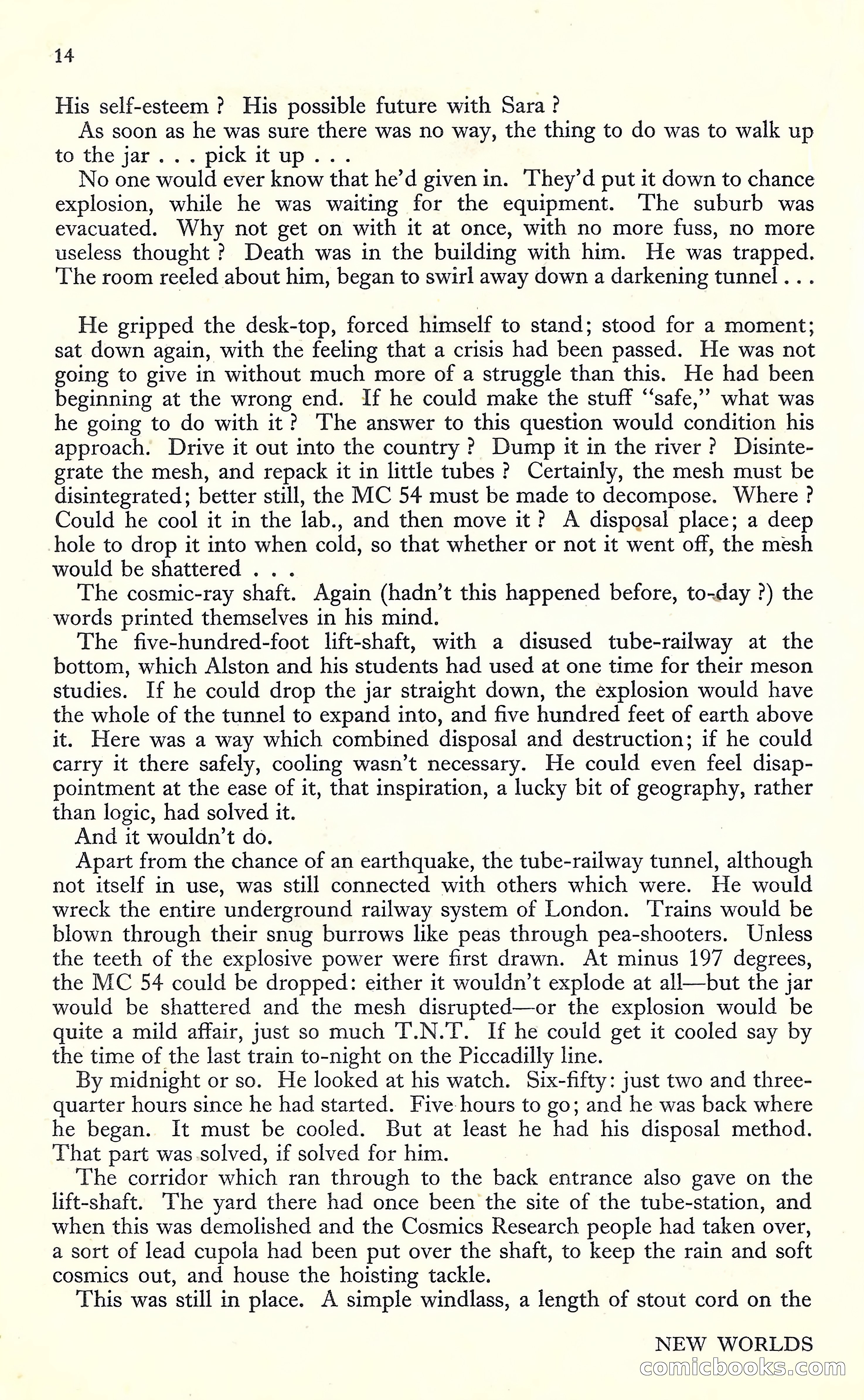 New Worlds, May 1952 — page 16 of 100
