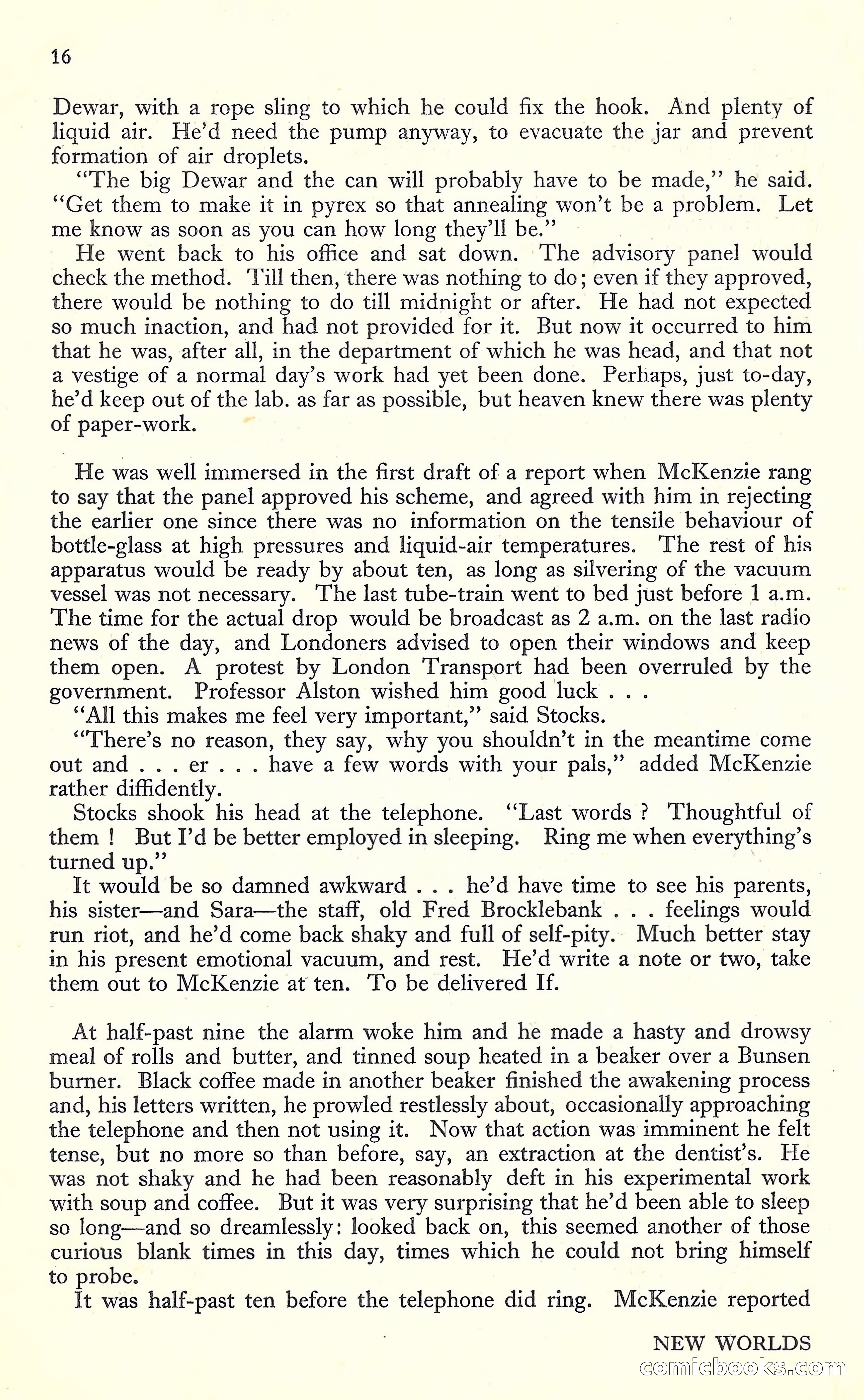 New Worlds, May 1952 — page 18 of 100