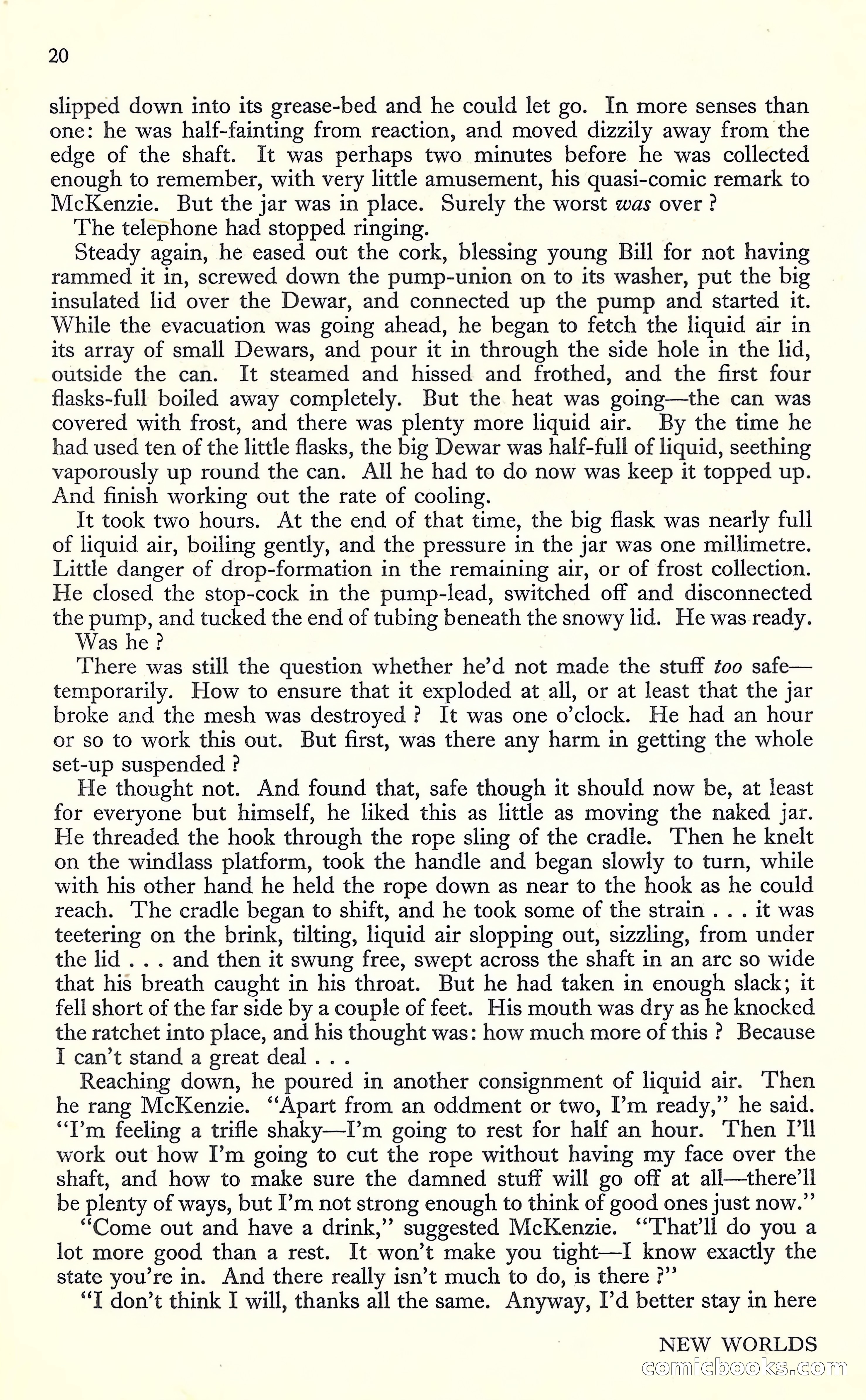 New Worlds, May 1952 — page 22 of 100