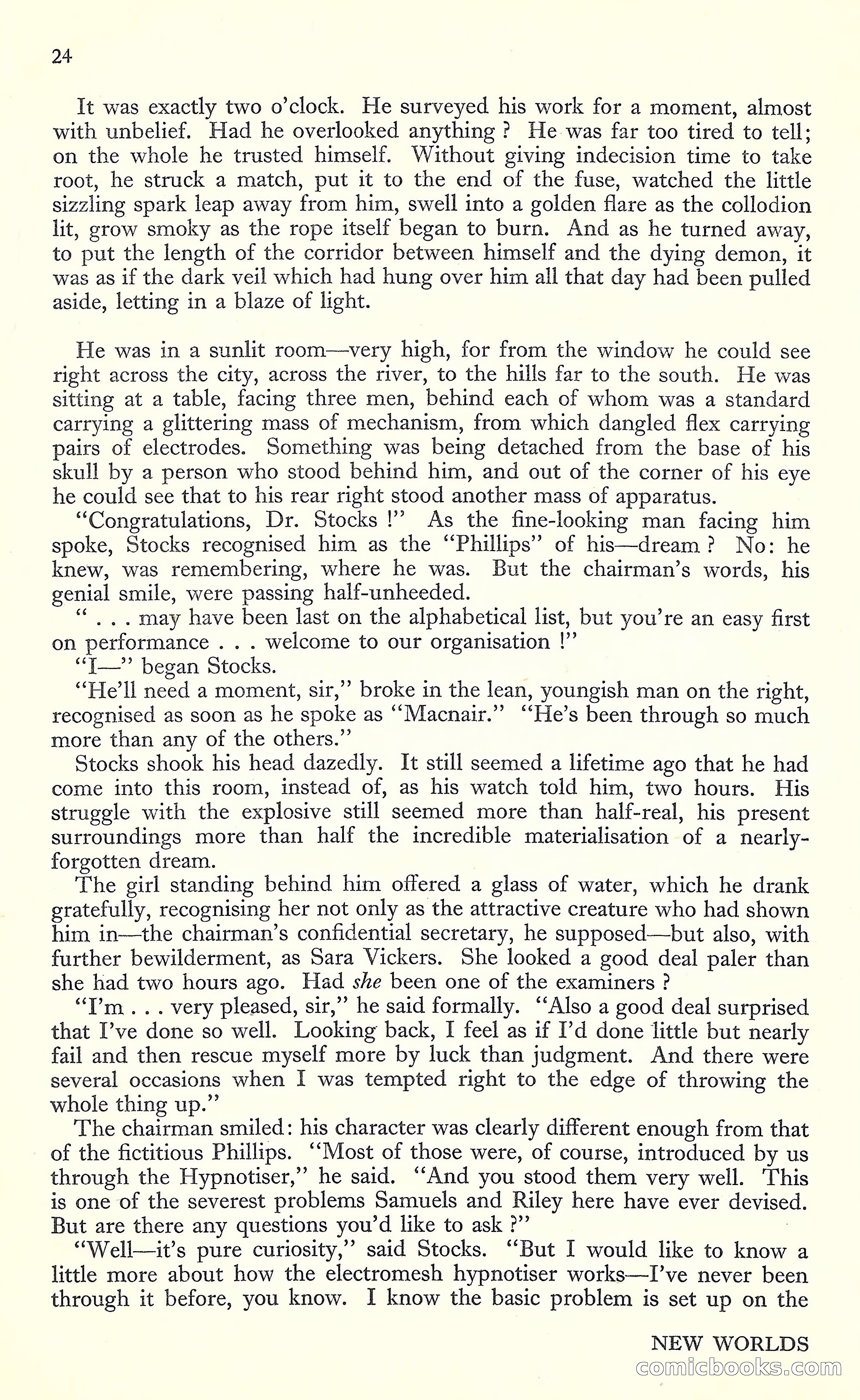 New Worlds, May 1952 — page 26 of 100