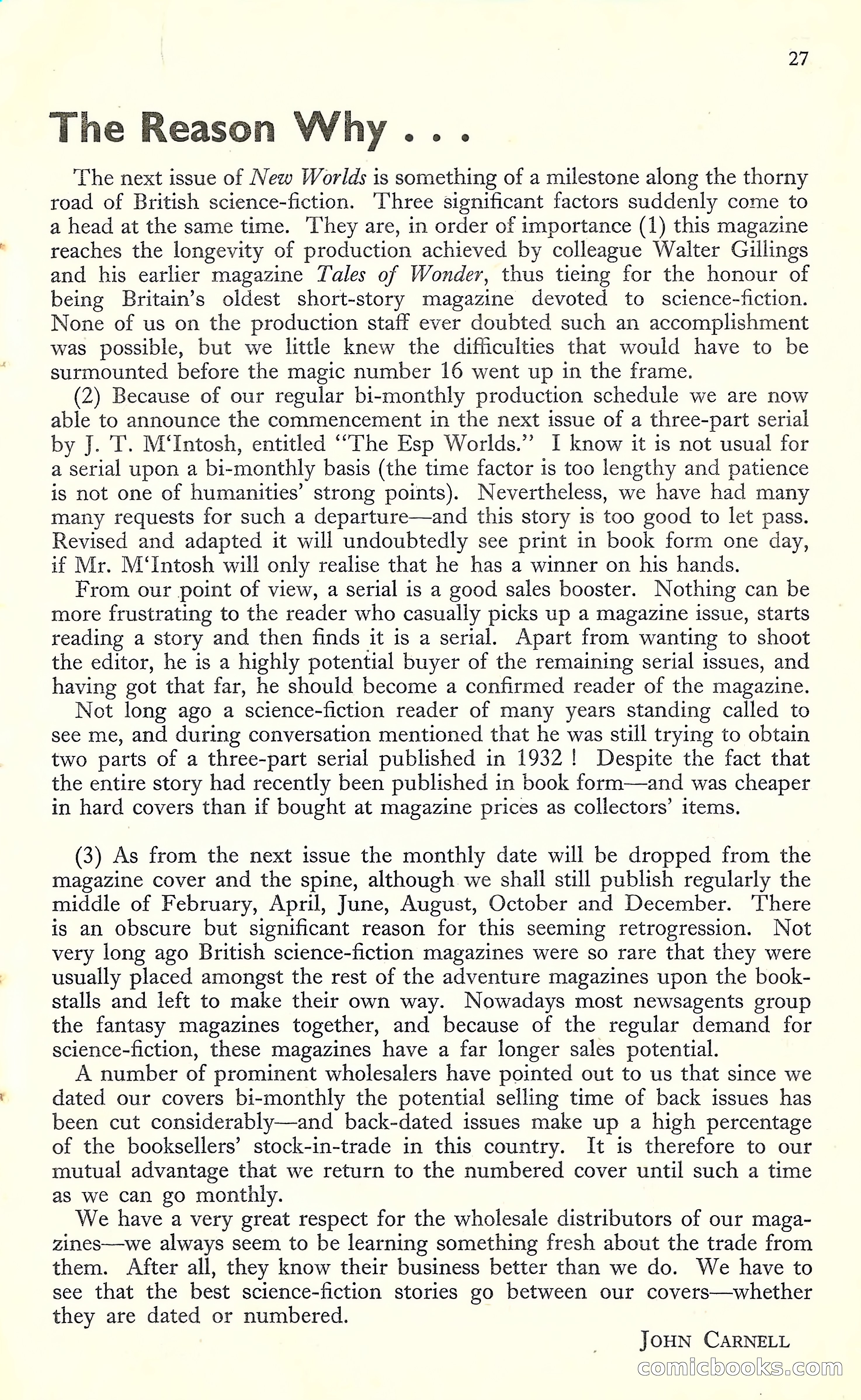New Worlds, May 1952 — page 29 of 100