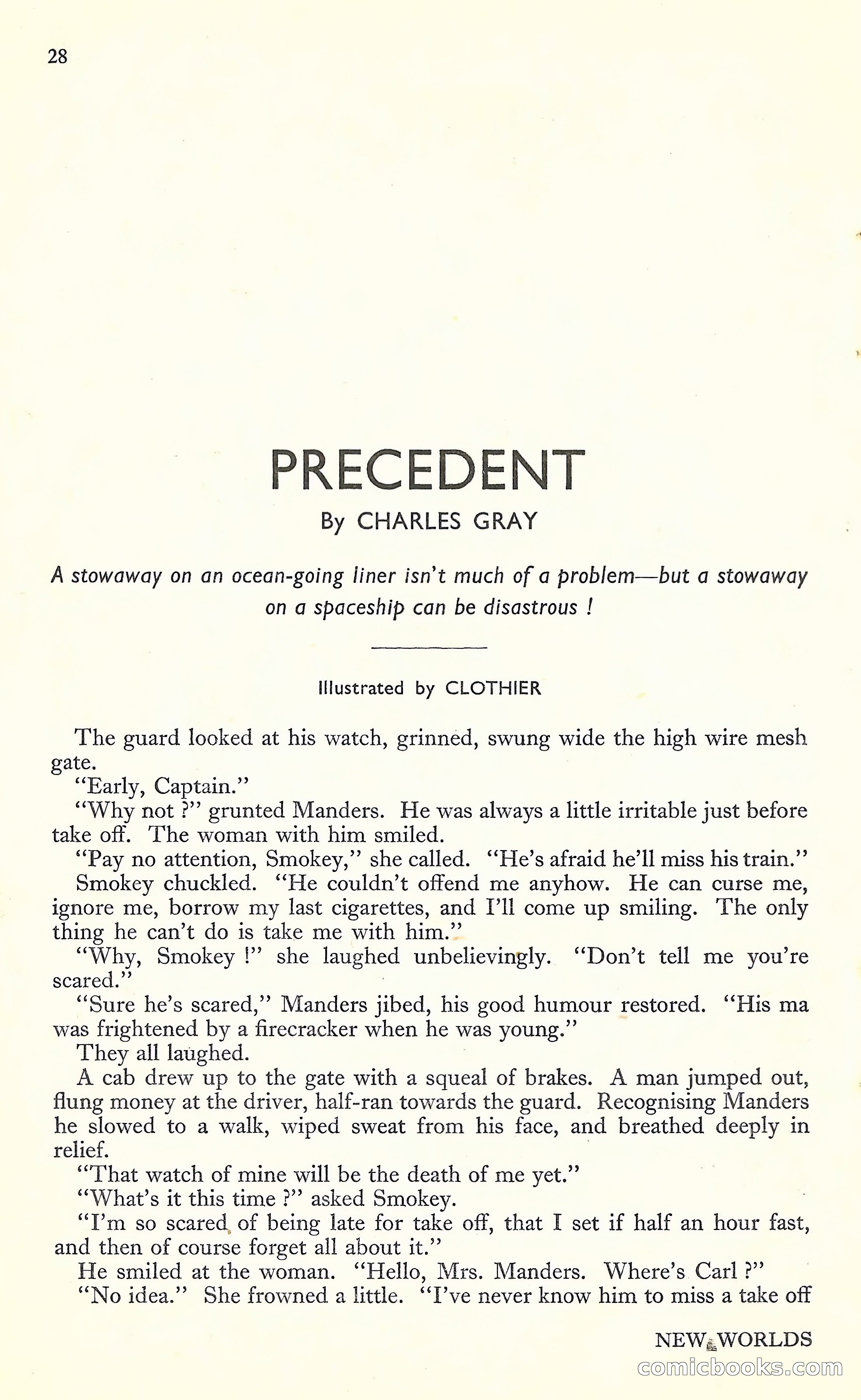 New Worlds, May 1952 — page 30 of 100