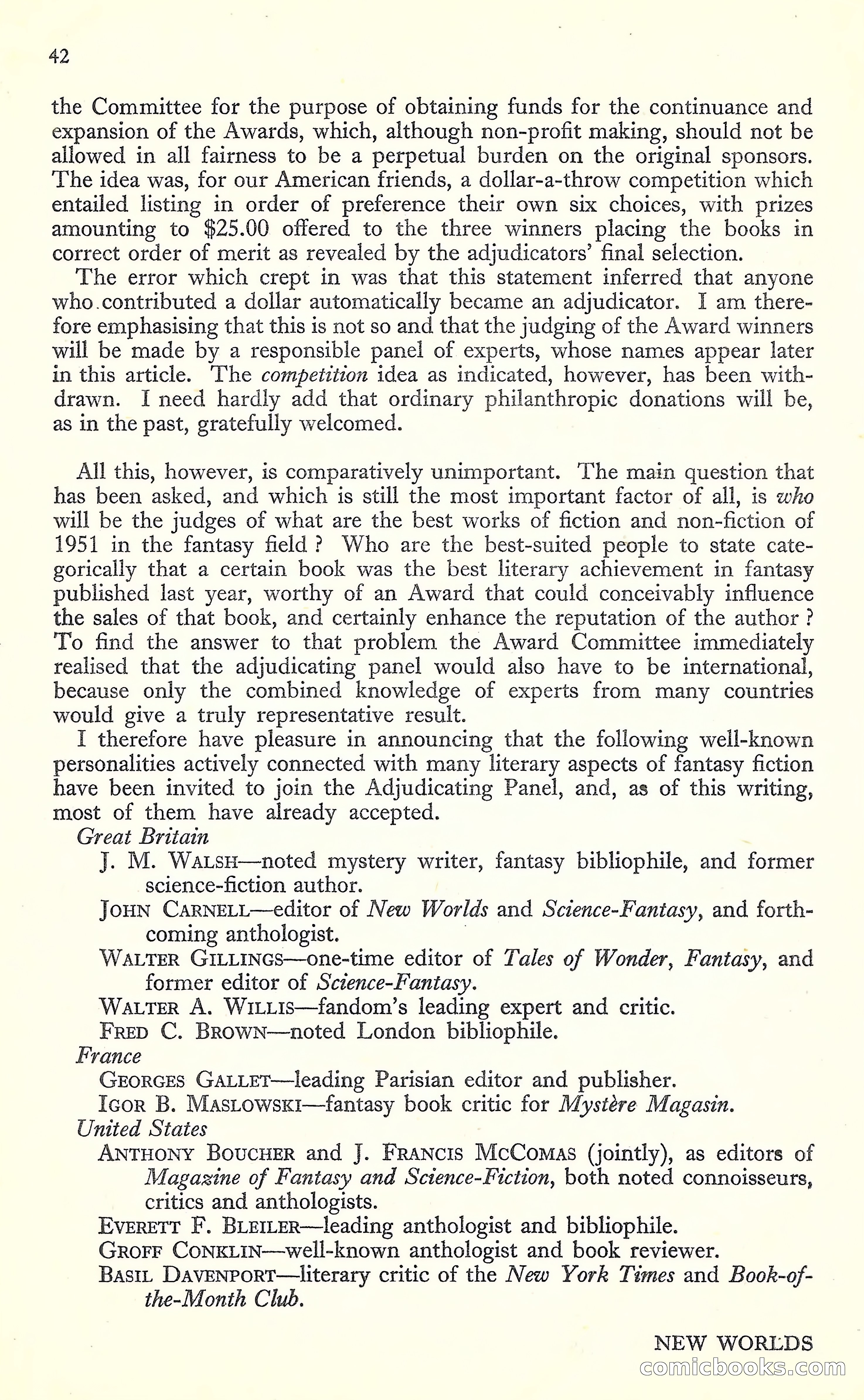 New Worlds, May 1952 — page 44 of 100