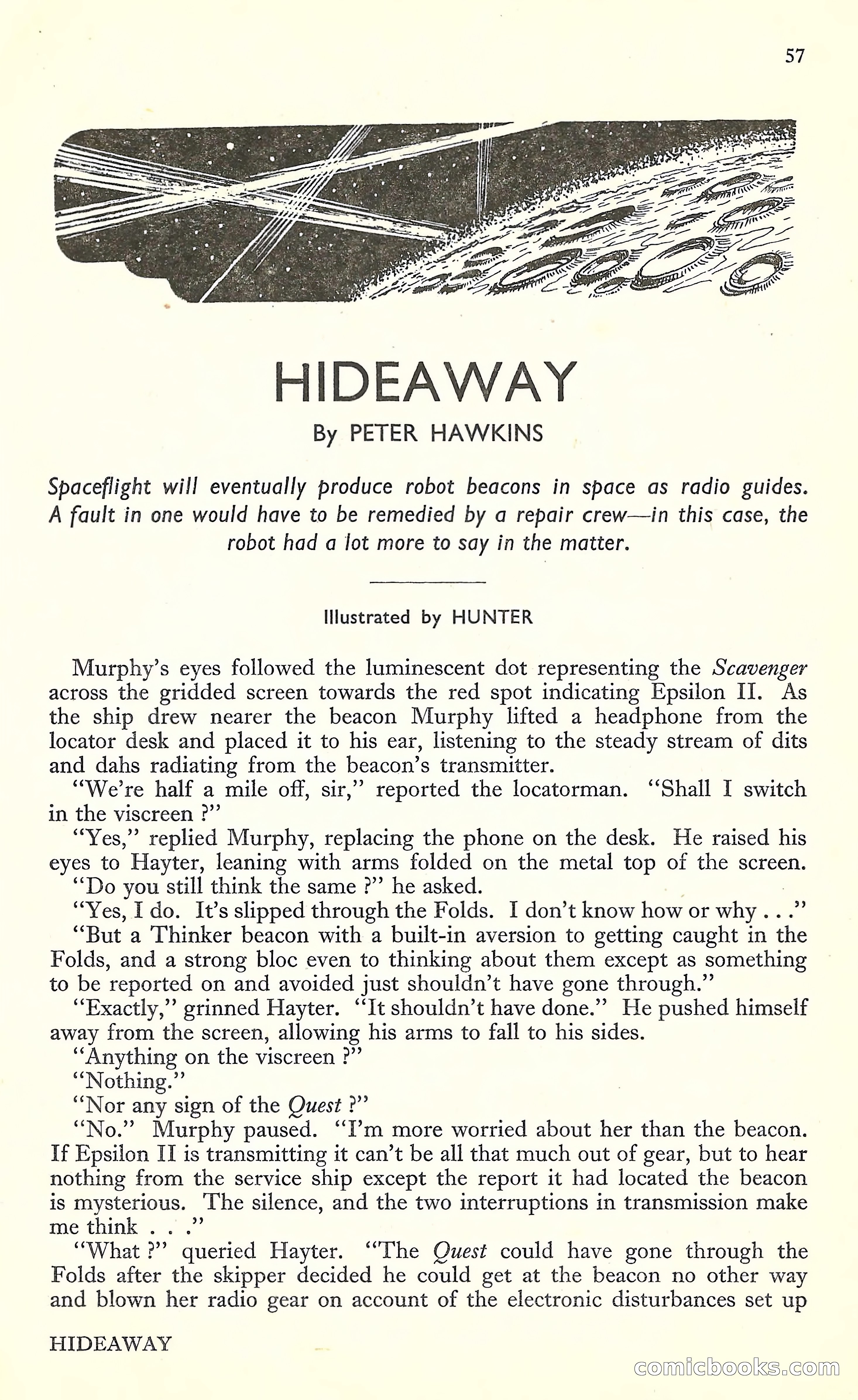 New Worlds, May 1952 — page 59 of 100