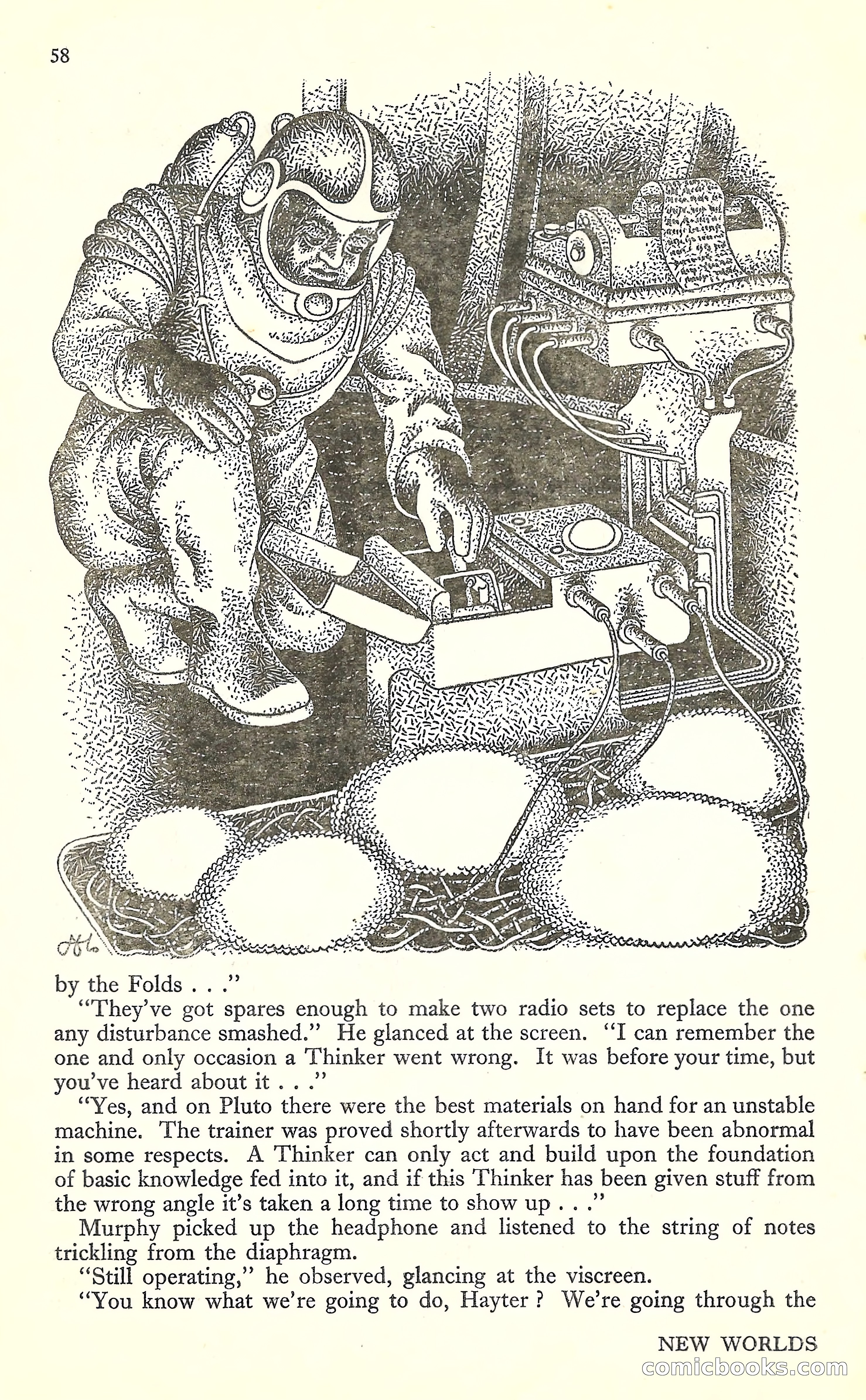 New Worlds, May 1952 — page 60 of 100