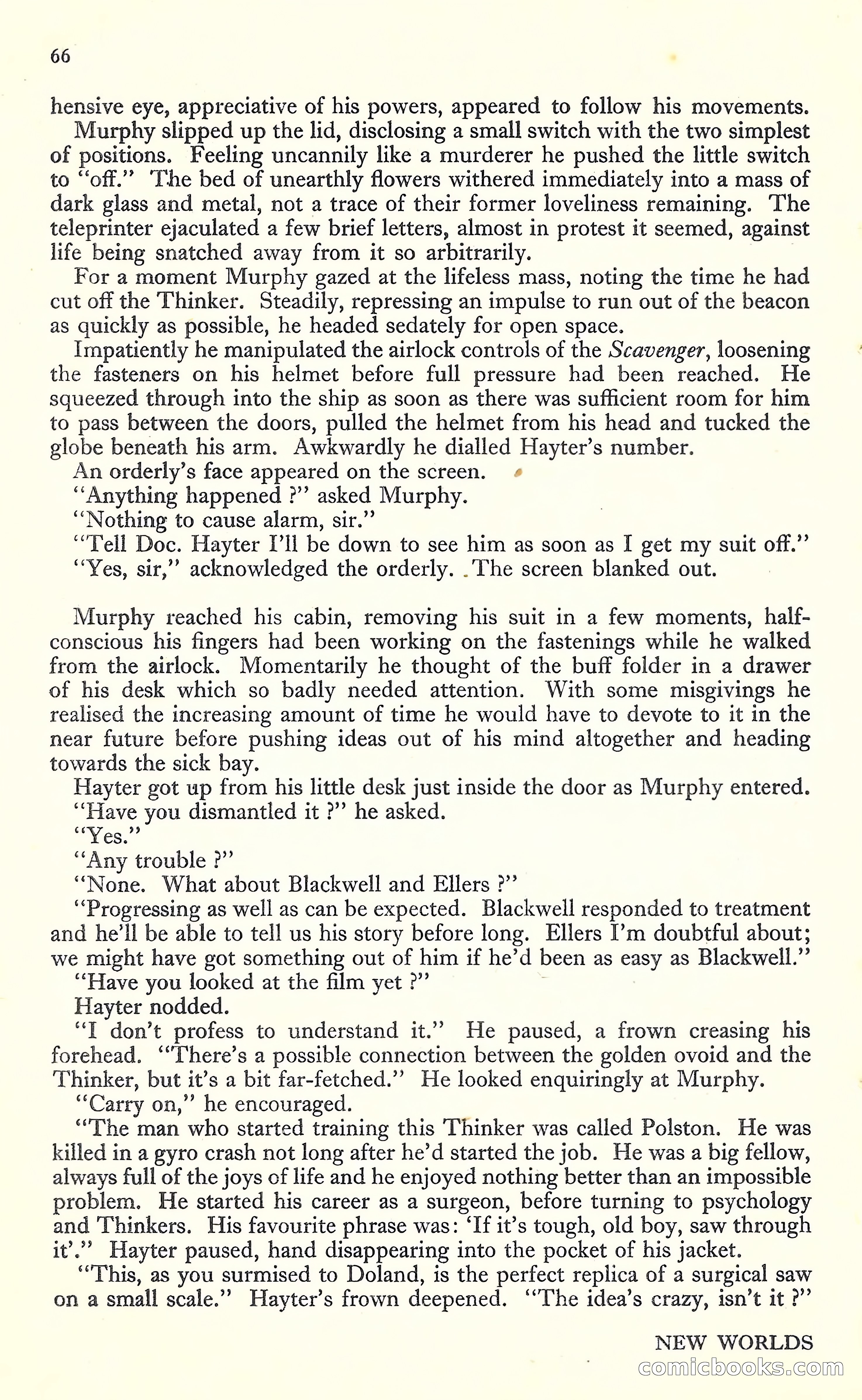 New Worlds, May 1952 — page 68 of 100