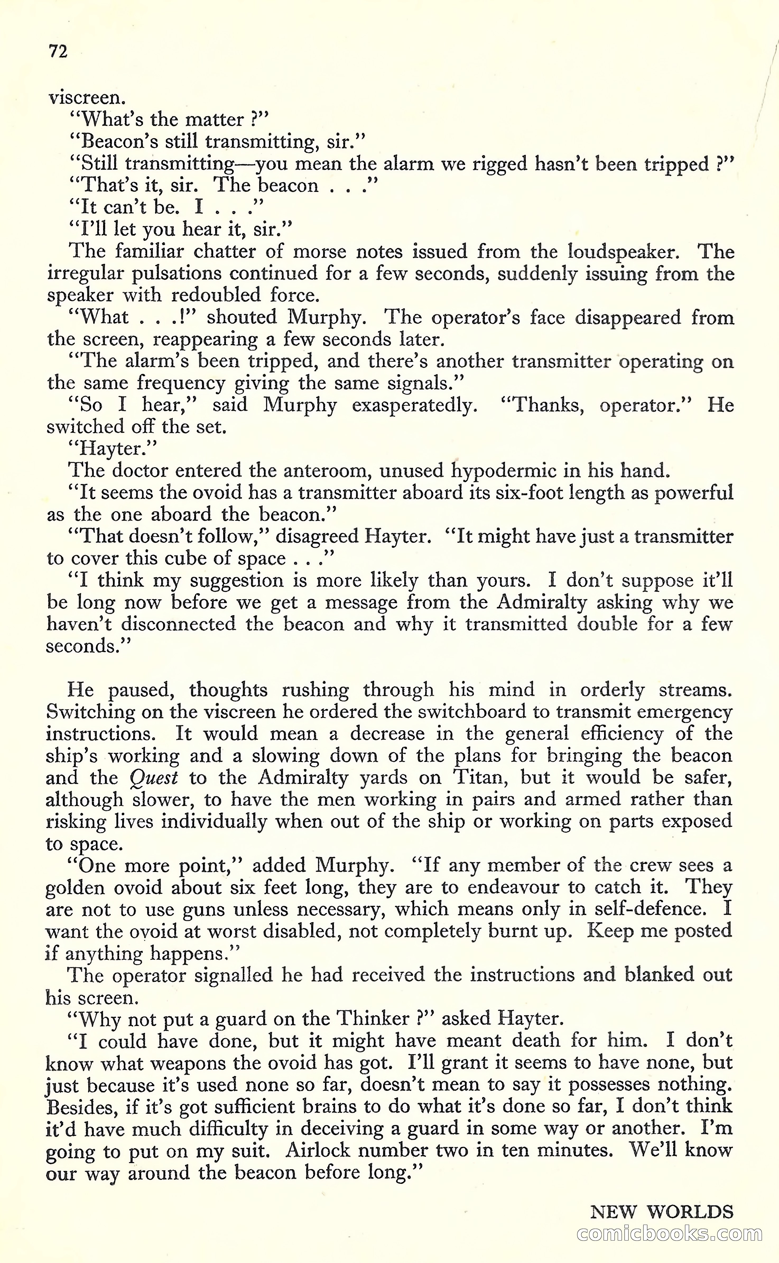 New Worlds, May 1952 — page 74 of 100