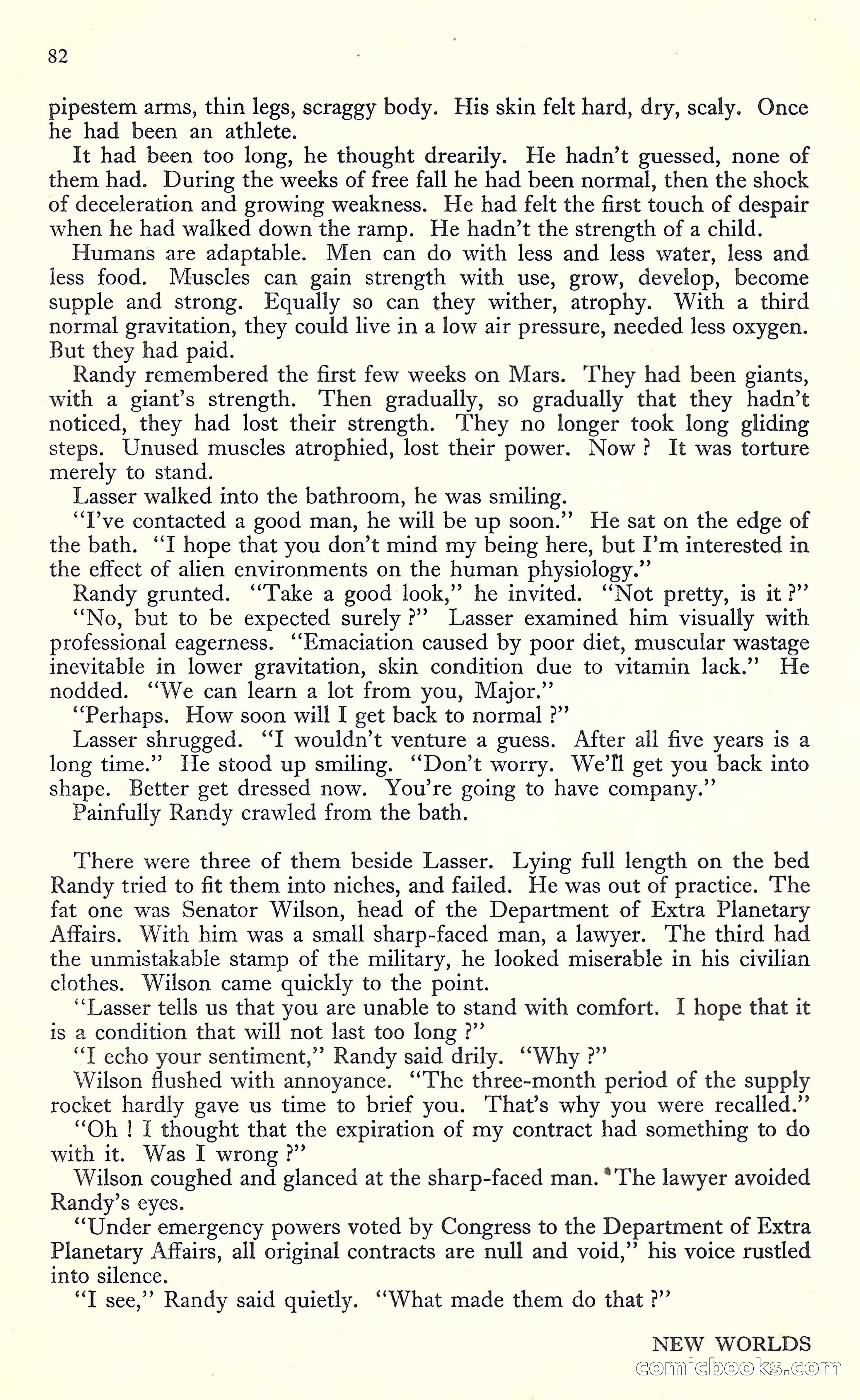 New Worlds, May 1952 — page 84 of 100