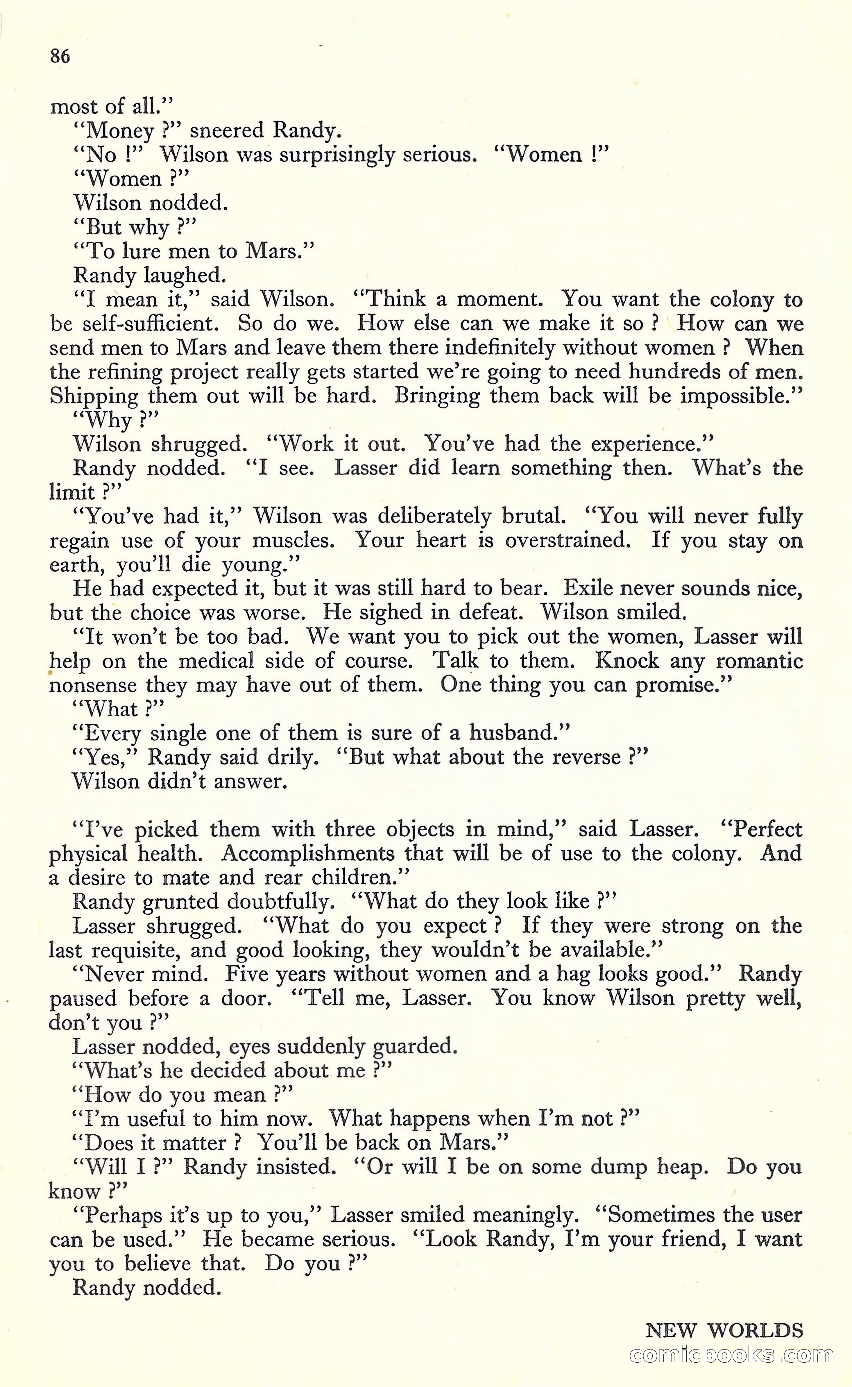 New Worlds, May 1952 — page 88 of 100