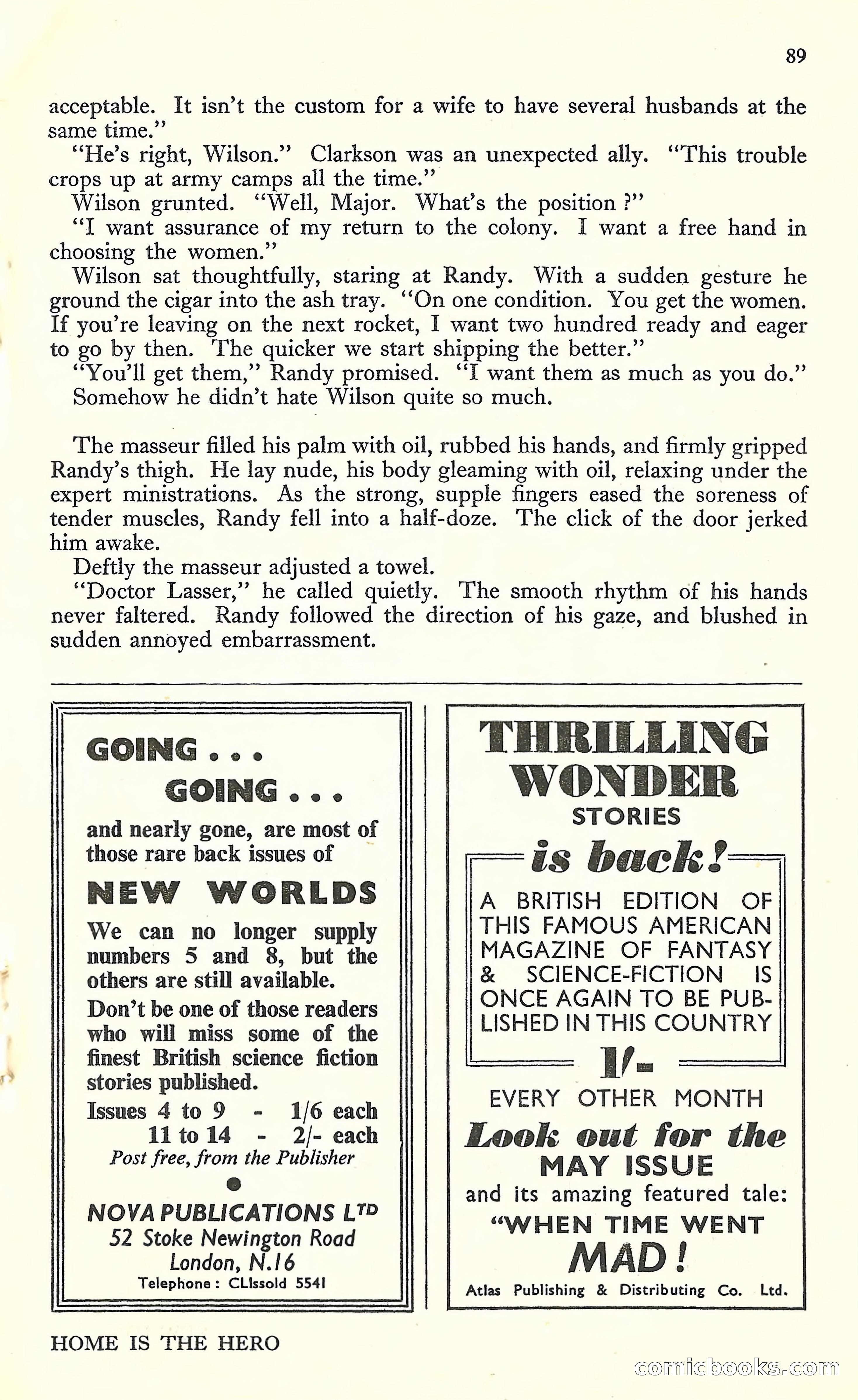 New Worlds, May 1952 — page 91 of 100