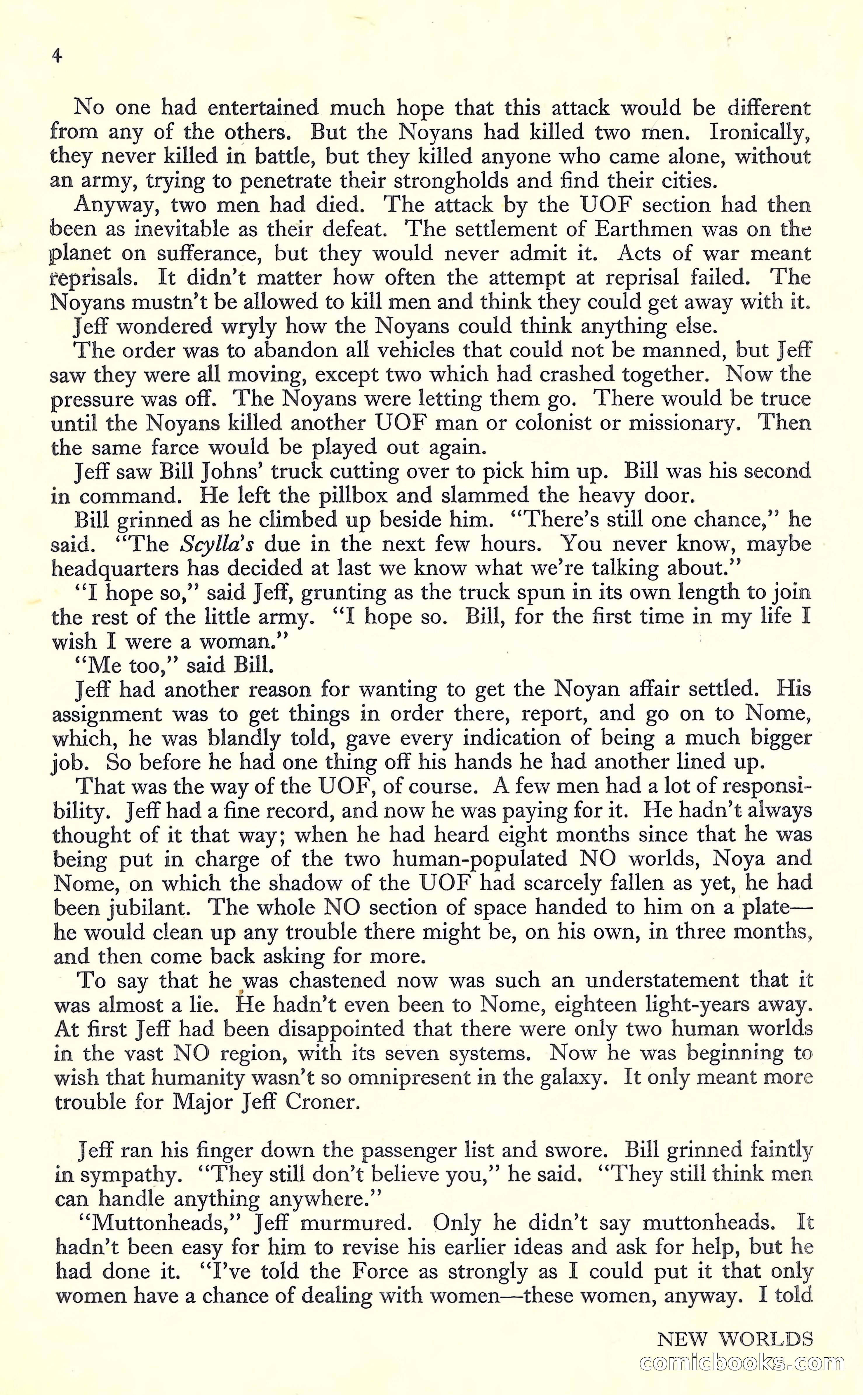 New Worlds #16, July 1952 — page 6 of 100