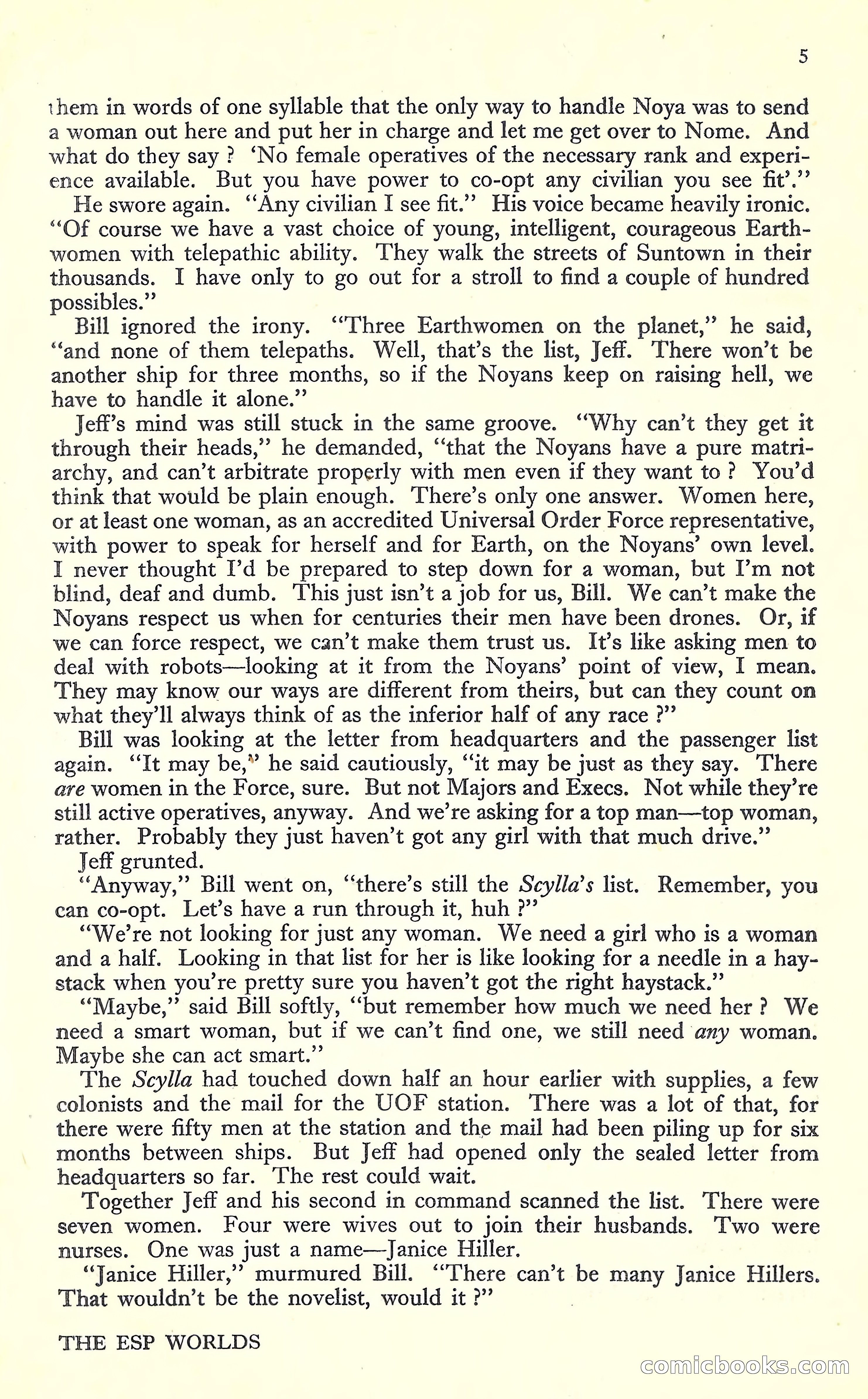New Worlds #16, July 1952 — page 7 of 100