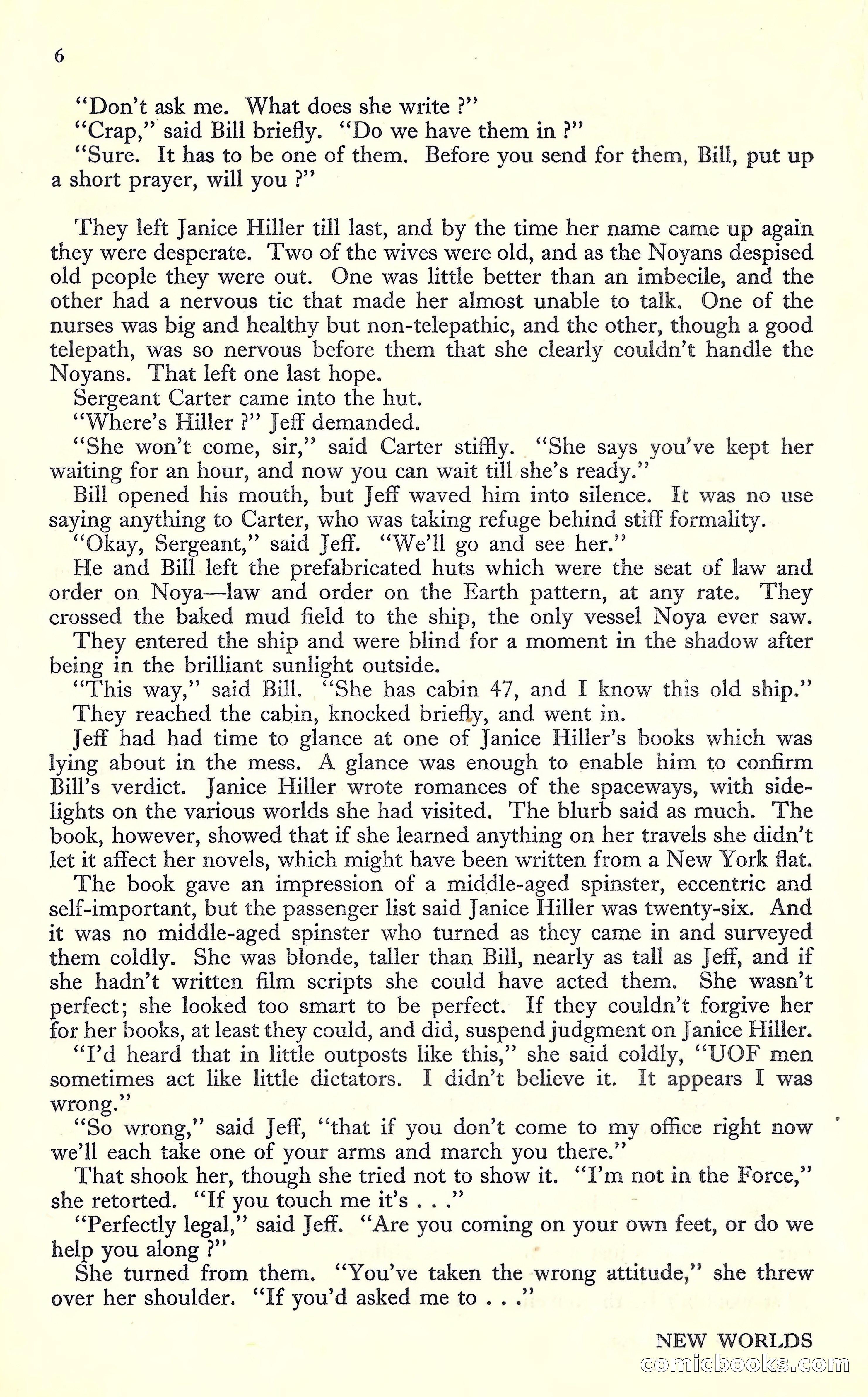 New Worlds #16, July 1952 — page 8 of 100