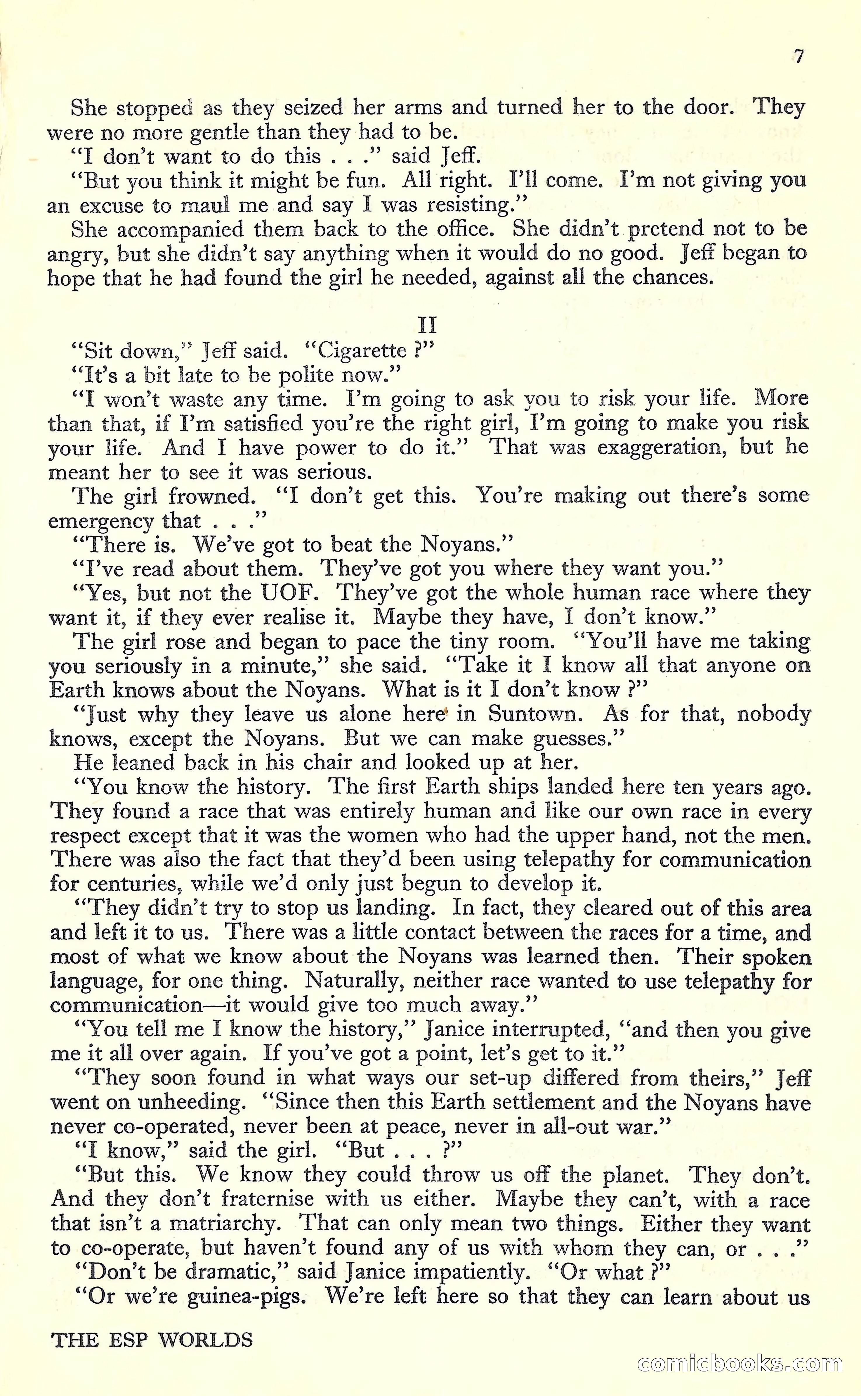 New Worlds #16, July 1952 — page 9 of 100