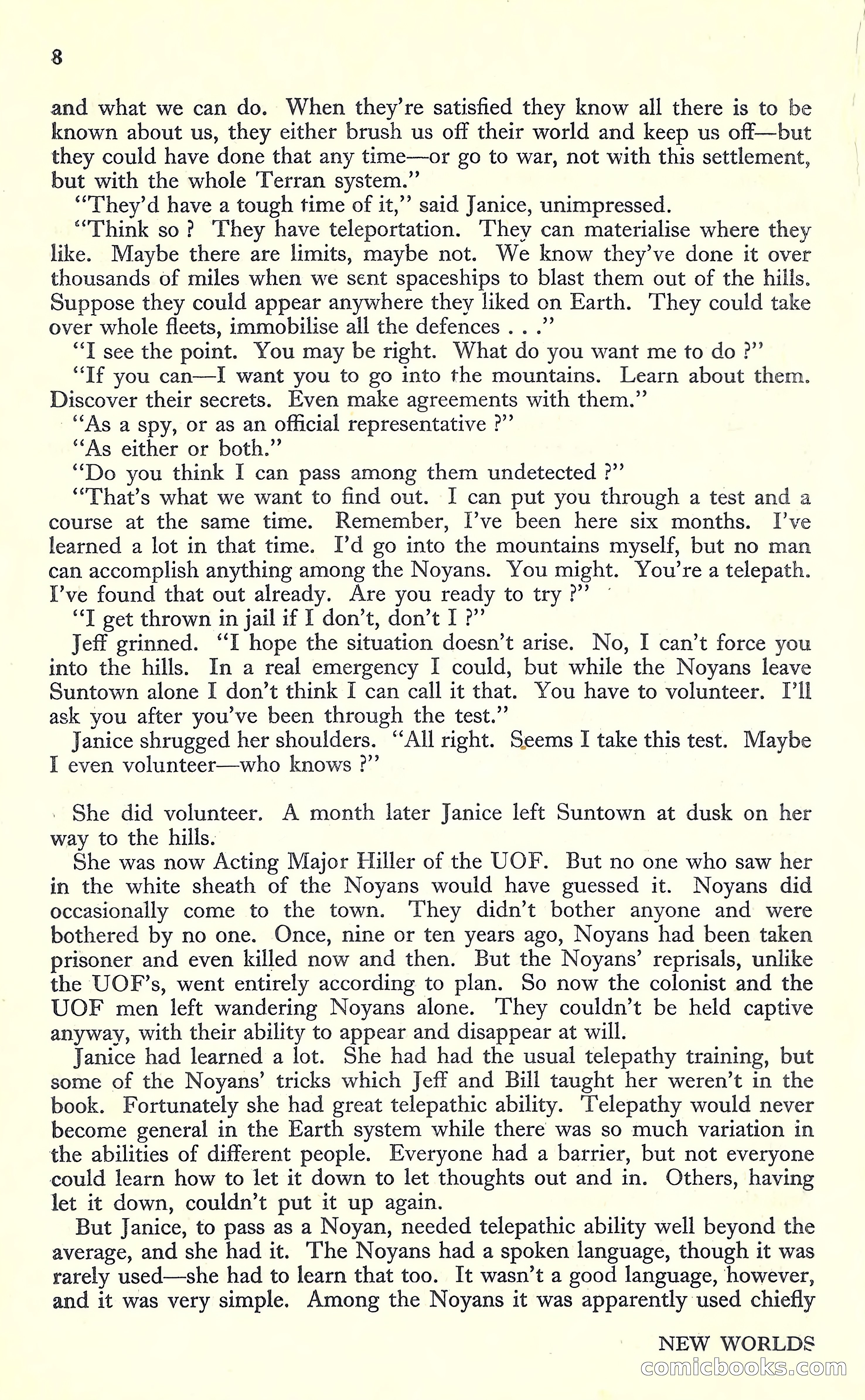 New Worlds #16, July 1952 — page 10 of 100