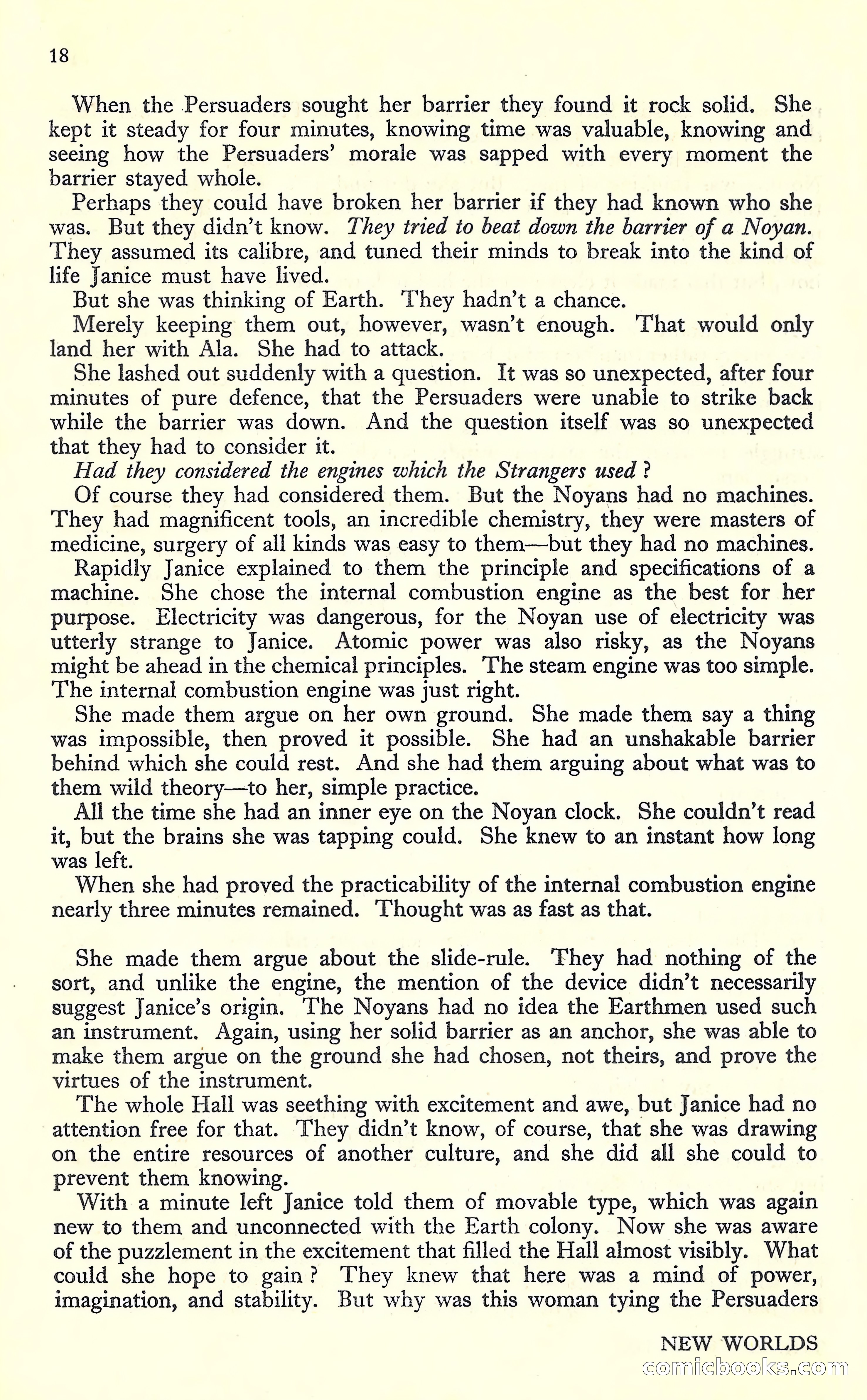 New Worlds #16, July 1952 — page 20 of 100