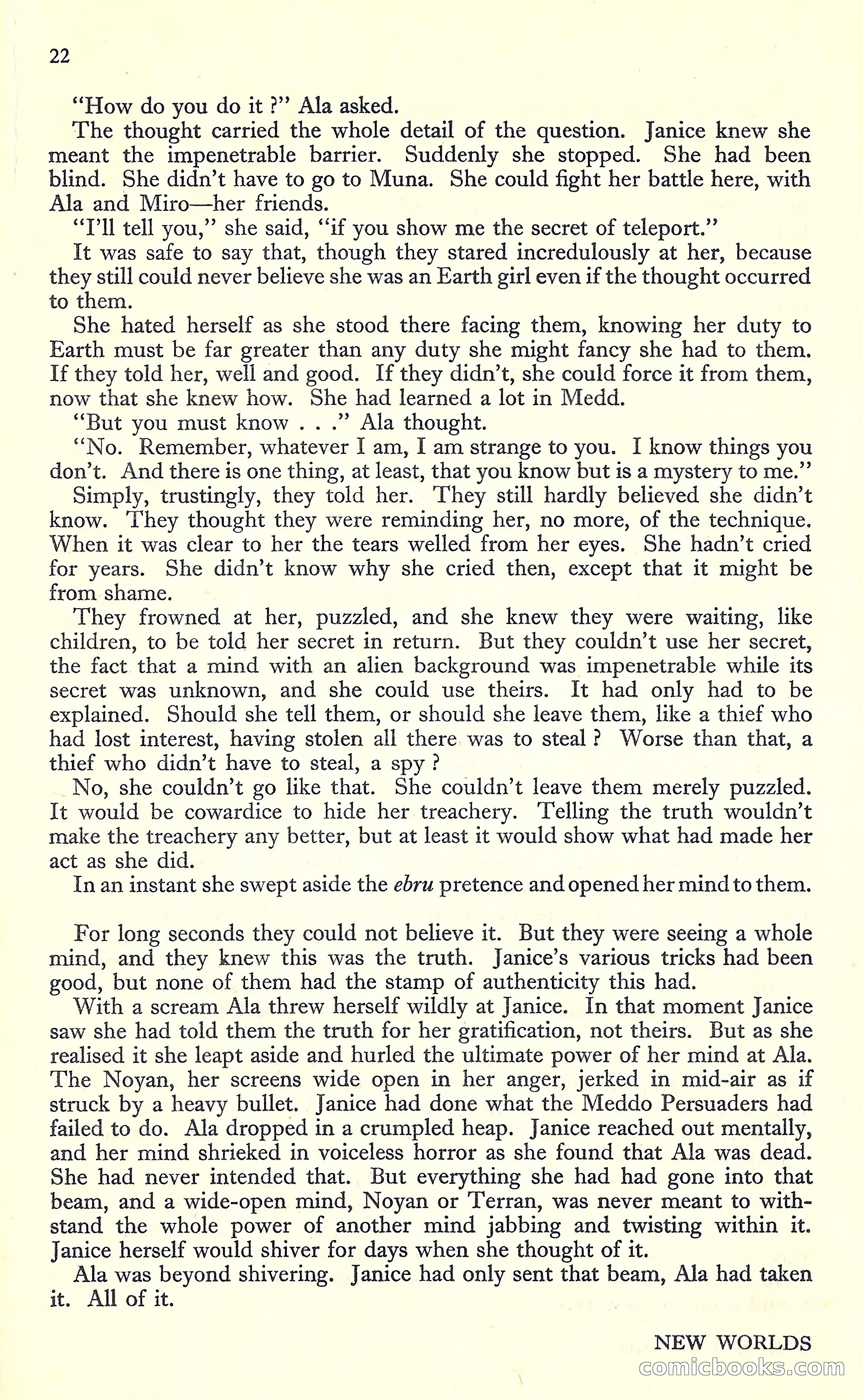 New Worlds #16, July 1952 — page 24 of 100